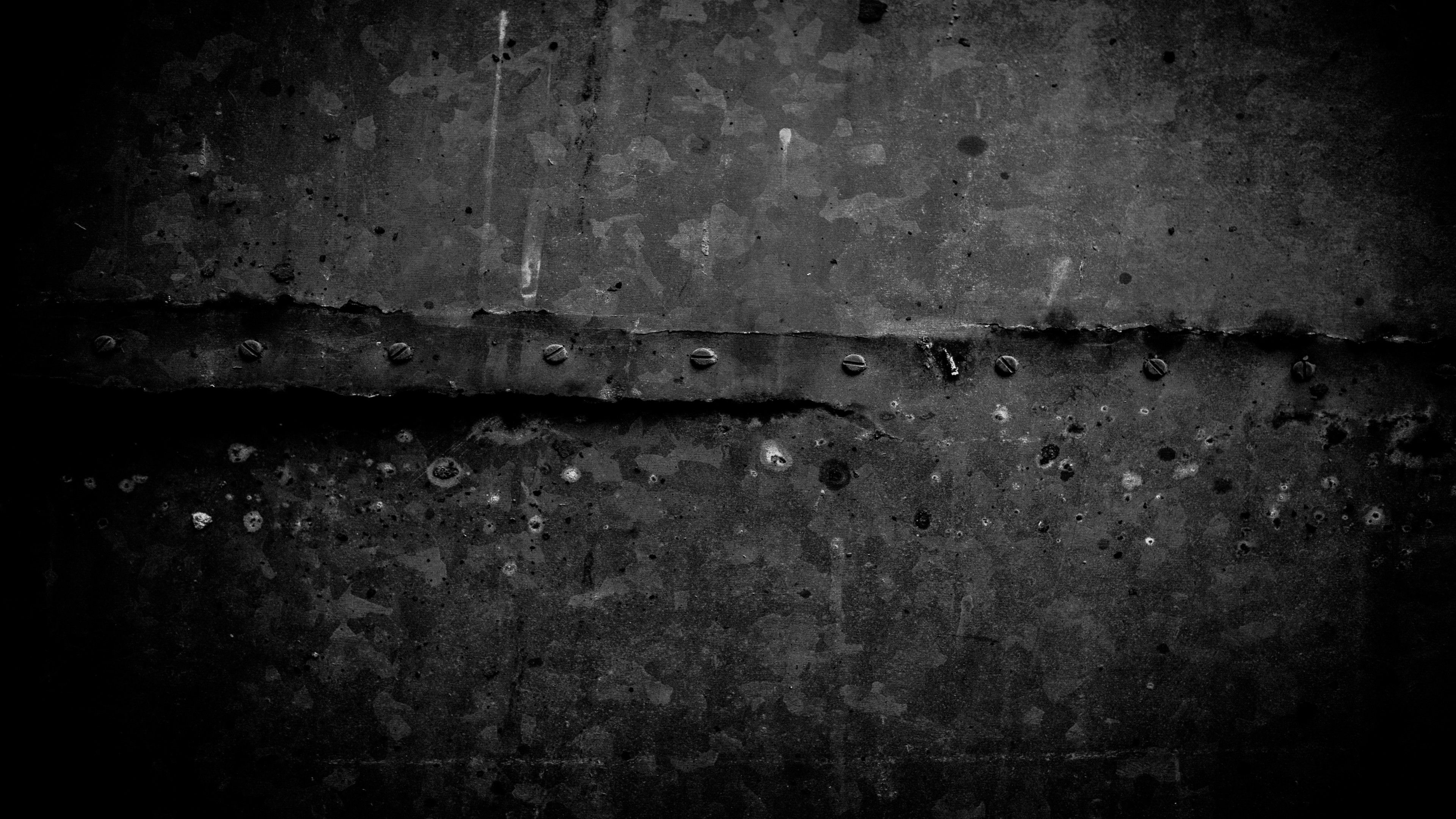 Texture grunge nera graffiata, 3840x2160 UHD, Monitor 4K