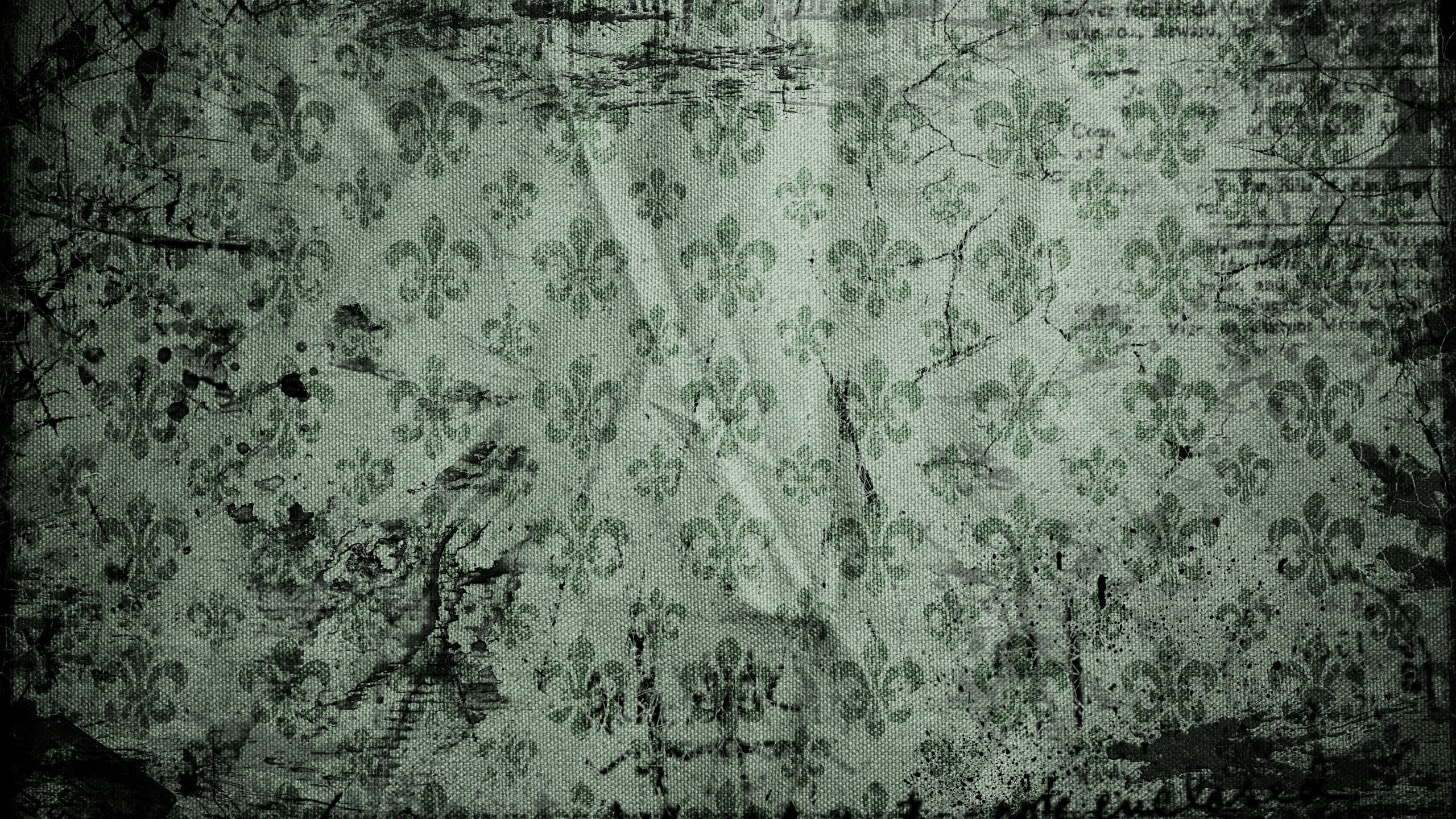 Texture grunge verde graffiata, 2560x1440 1440p, Desktop