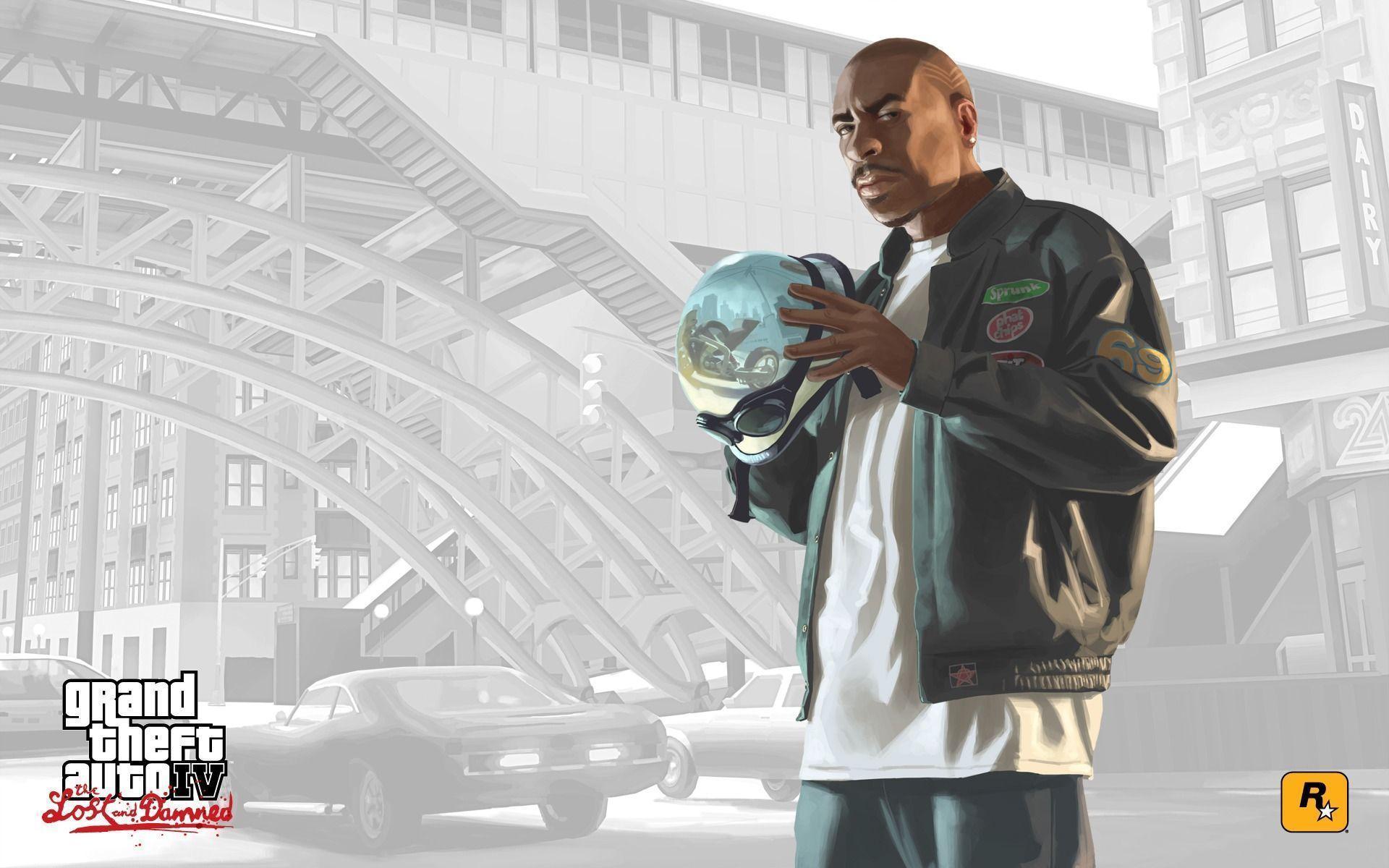 Personaggio GTA 4 con globo, 1920x1200 Full HD+ WUXGA, PC