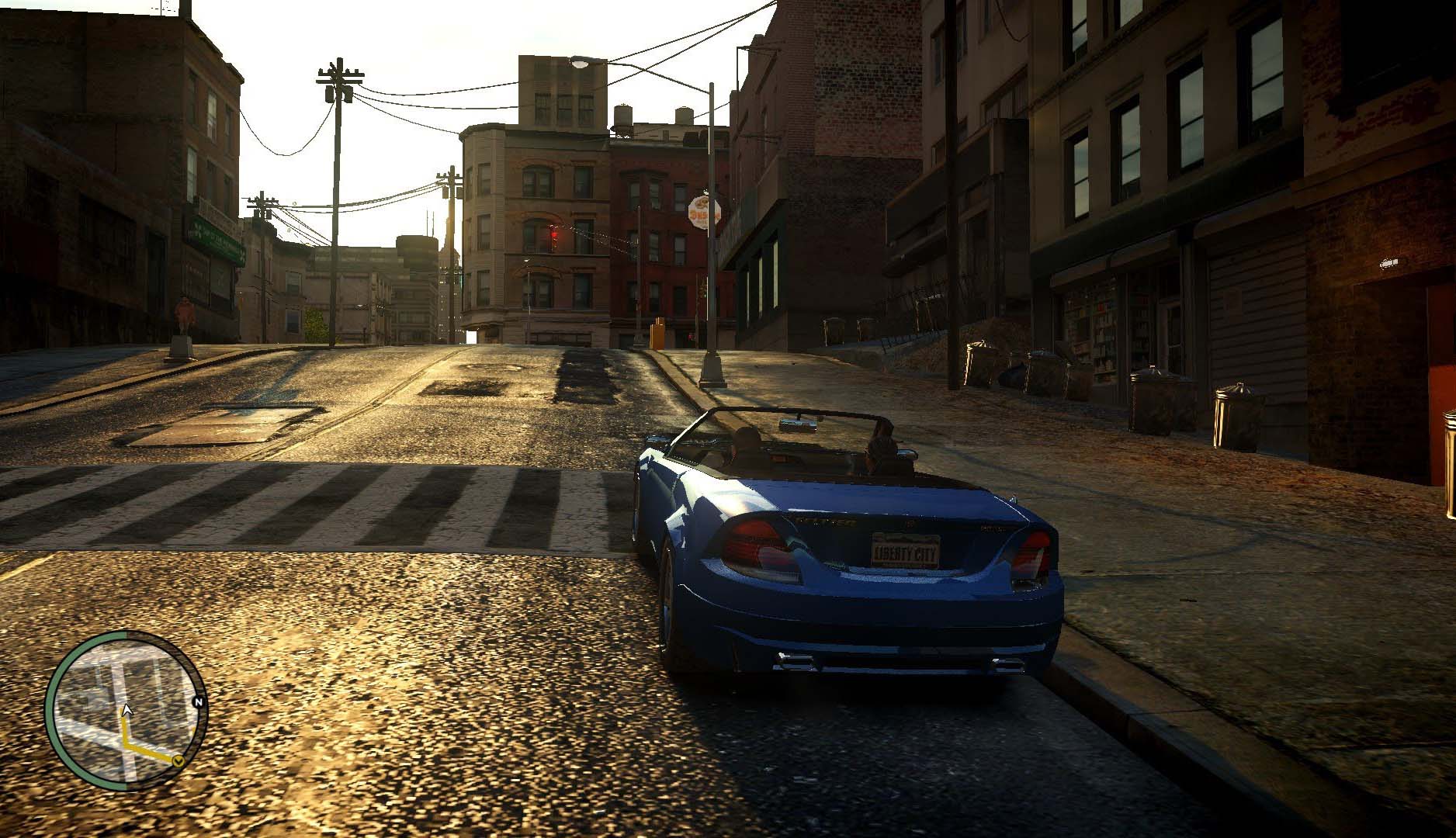 GTA 4 scena strada urbana, 1876x1080 HD Ready, iMac