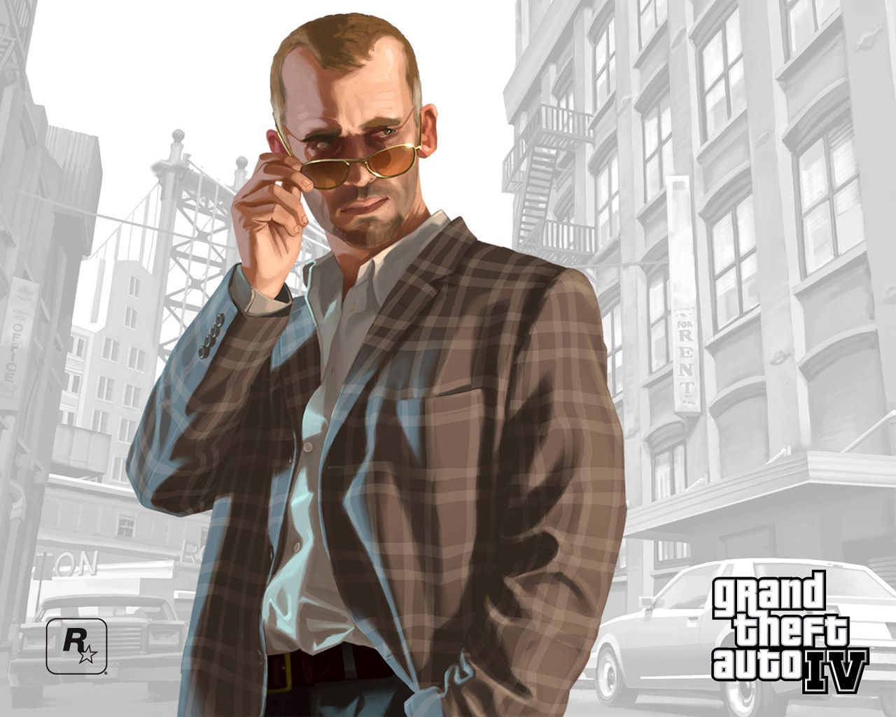 Niko Bellic GTA IV, 1280x1024 720p, PC