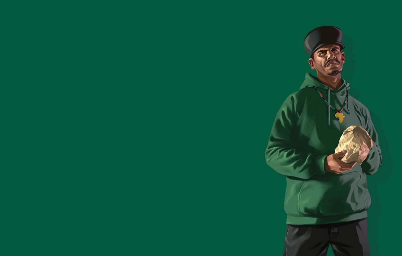 Personaggio GTA con teschio dorato, 1332x850 720p, Laptop