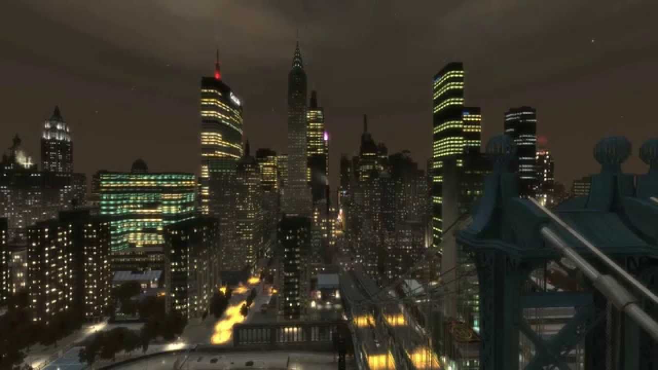 Liberty City vista notturna GTA IV, 1280x720 HD, Desktop