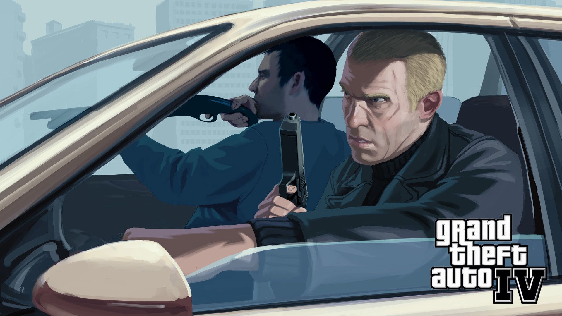 Grand Theft Auto IV personaggi auto, open world, 1920x1080 Full HD 1080p, PC