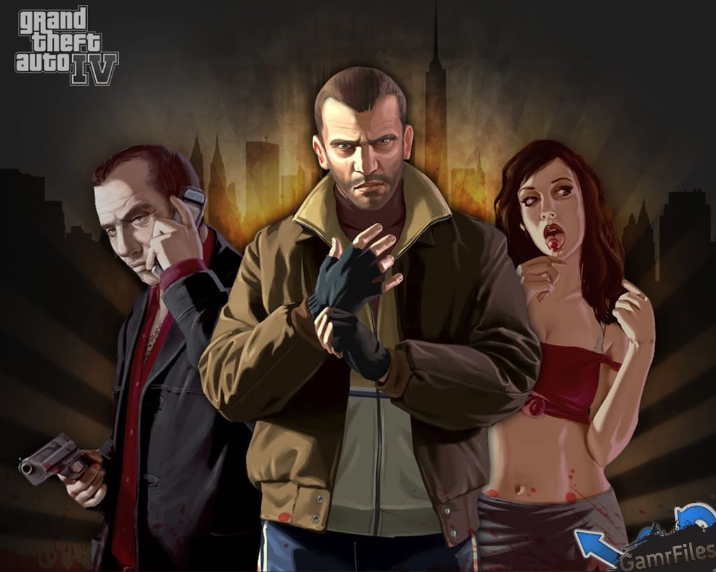 GTA IV personaggi principali, 1024x819 HD, PC Desktop