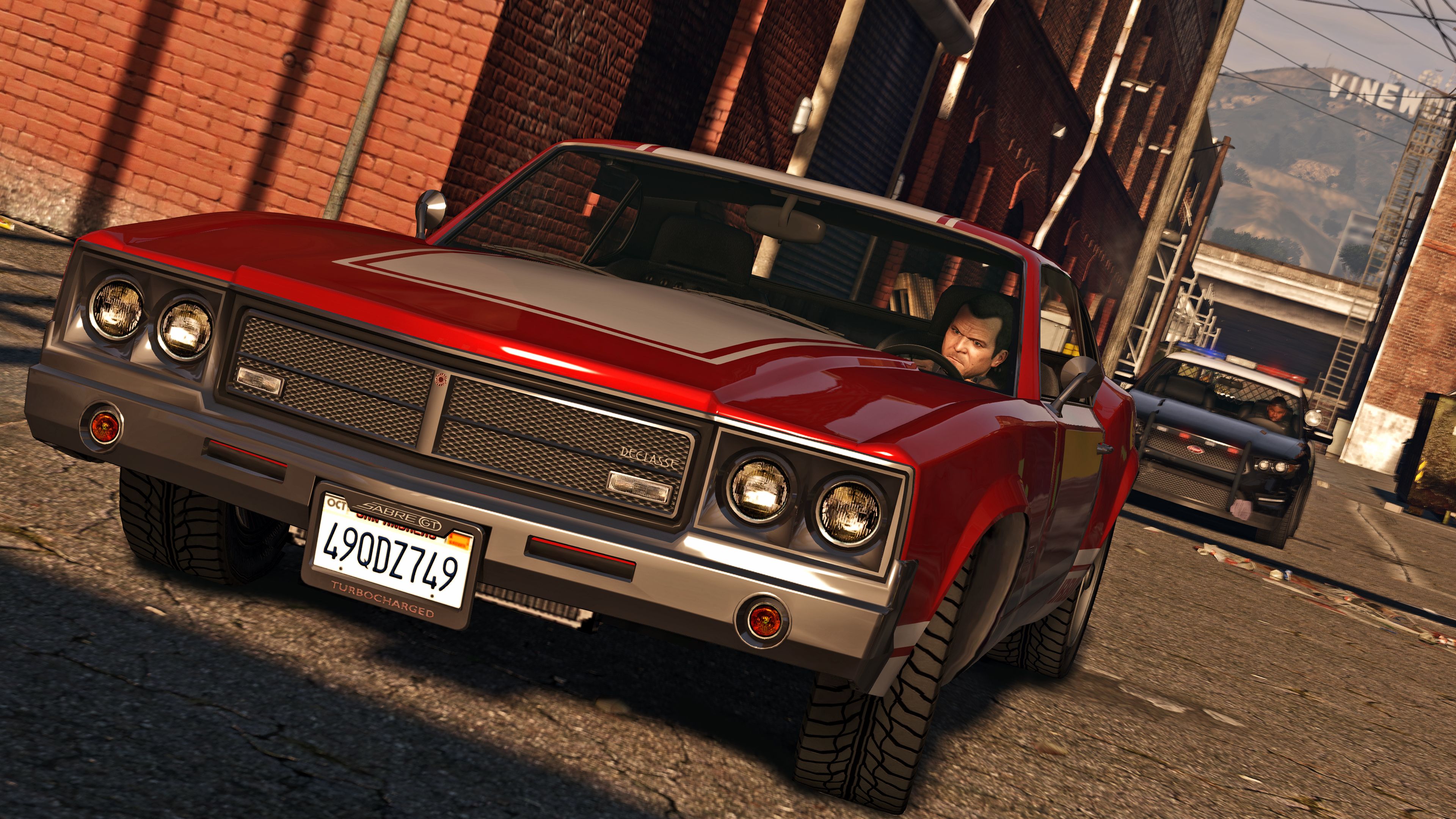 GTA 5 auto rossa, 3840x2160 Ultra HD, 4K TV