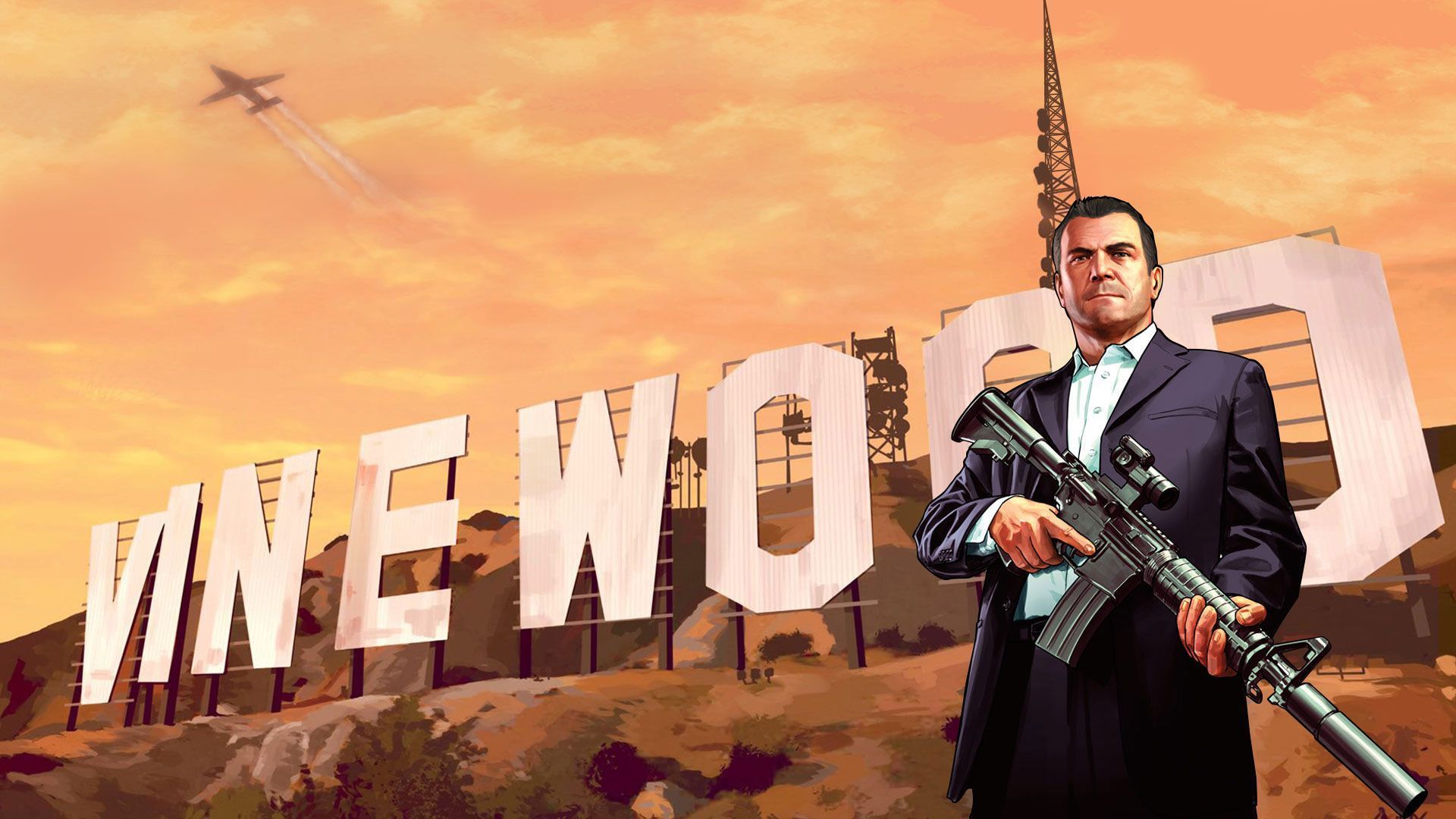 Michael GTA 5 Vinewood, 1920x1080 Full HD, Desktop