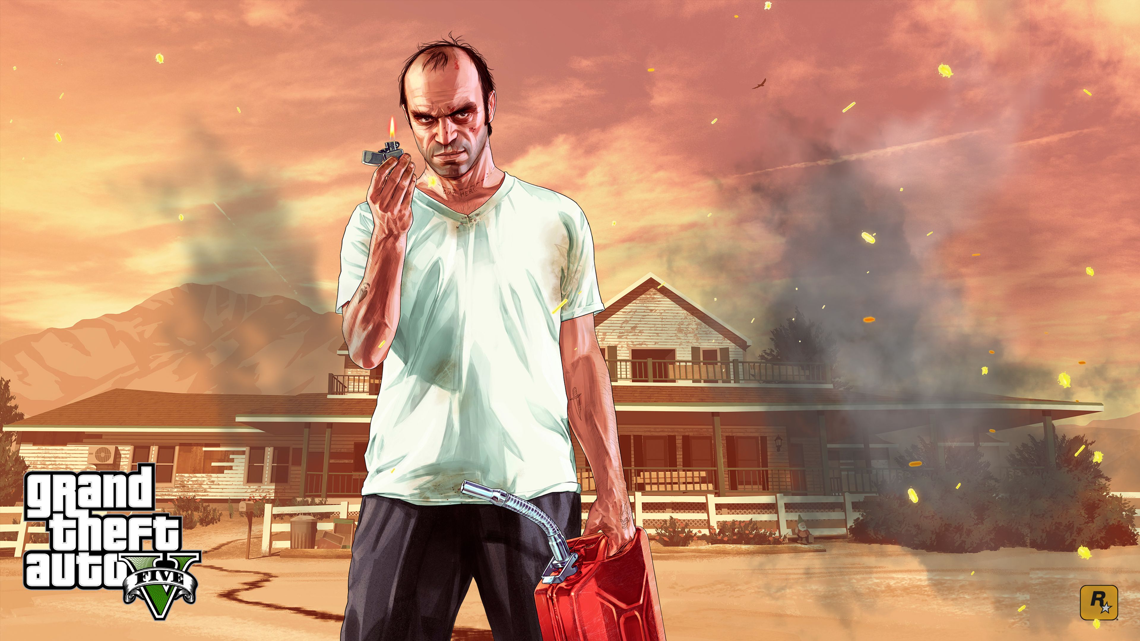 Trevor GTA 5 artistico, 3840x2160 UHD, PC 4K