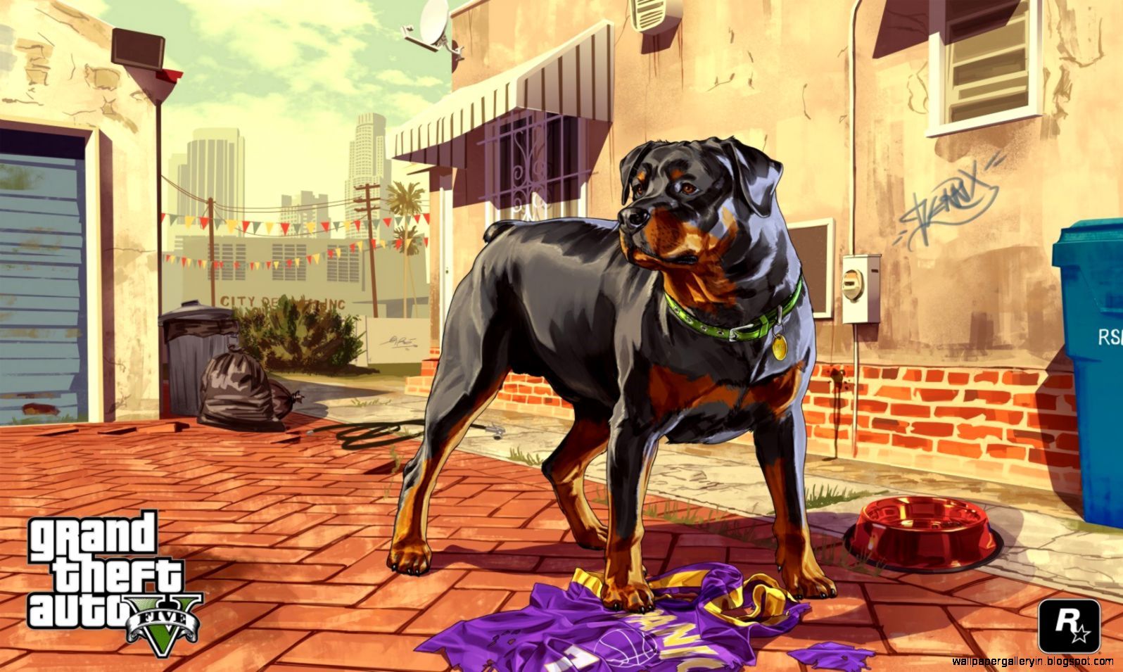 Cane Rottweiler GTA 5, 1596x955 720p, PC