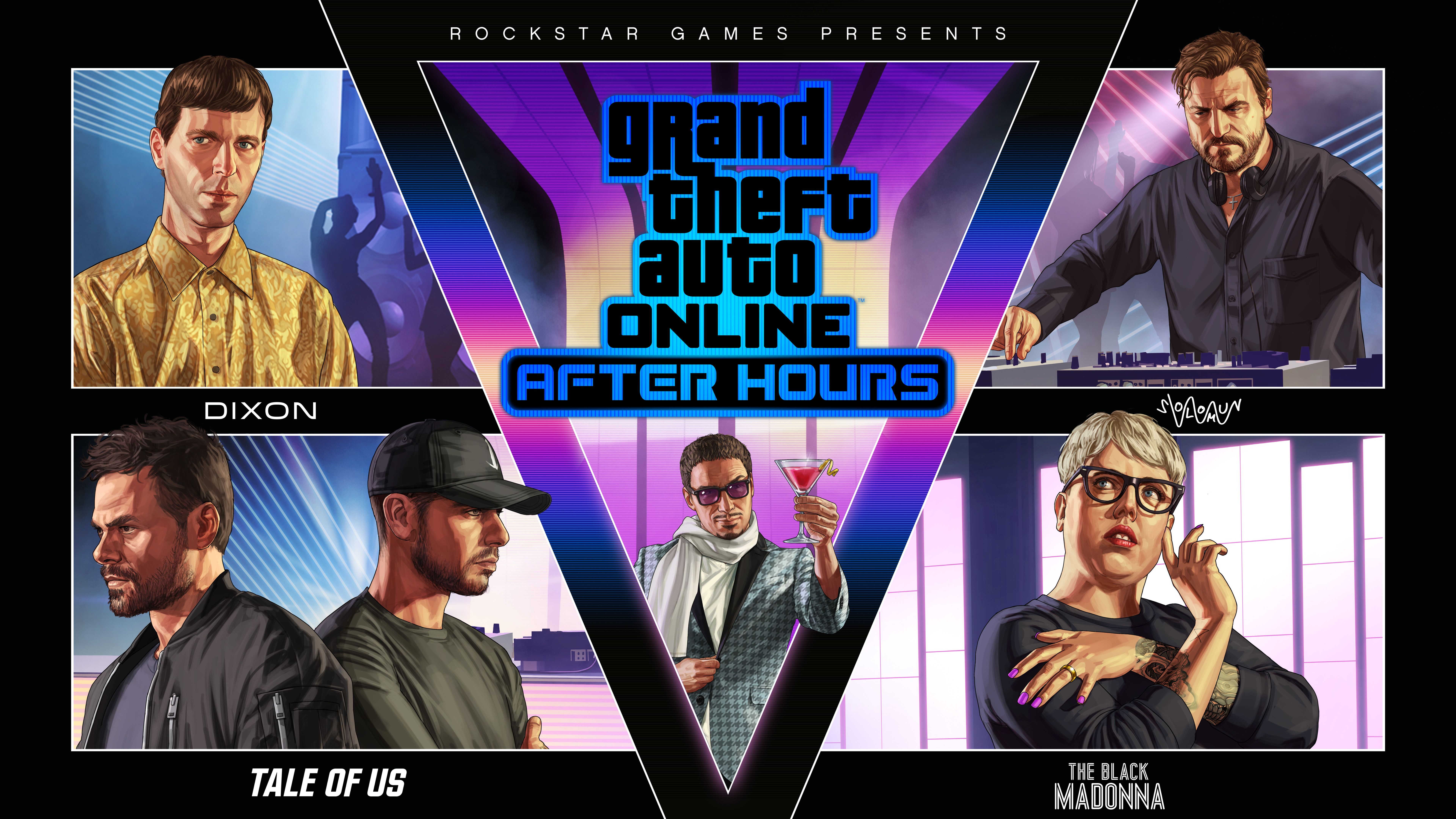GTA Online After Hours artwork, 7680x4320 Ultra HD, 4K TV