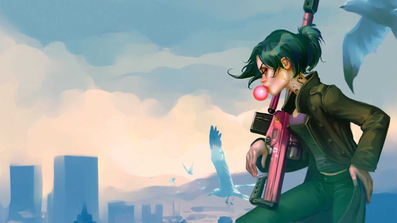 Personaggio artistico stile GTA, 1366x768 720p, Laptop