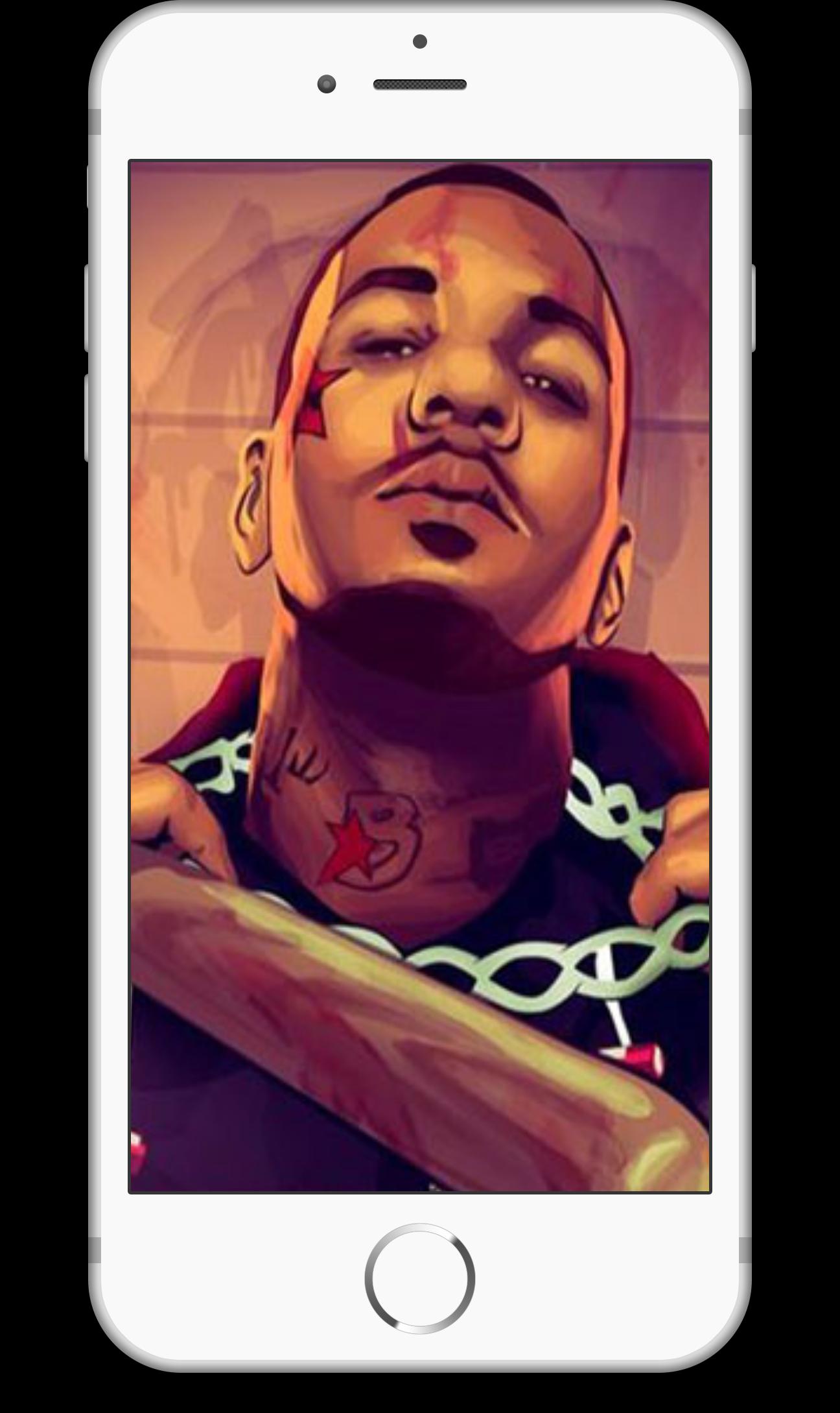 Personaggio GTA 5 con mazza, 1296x2179 Full HD Verticale, Smartphone