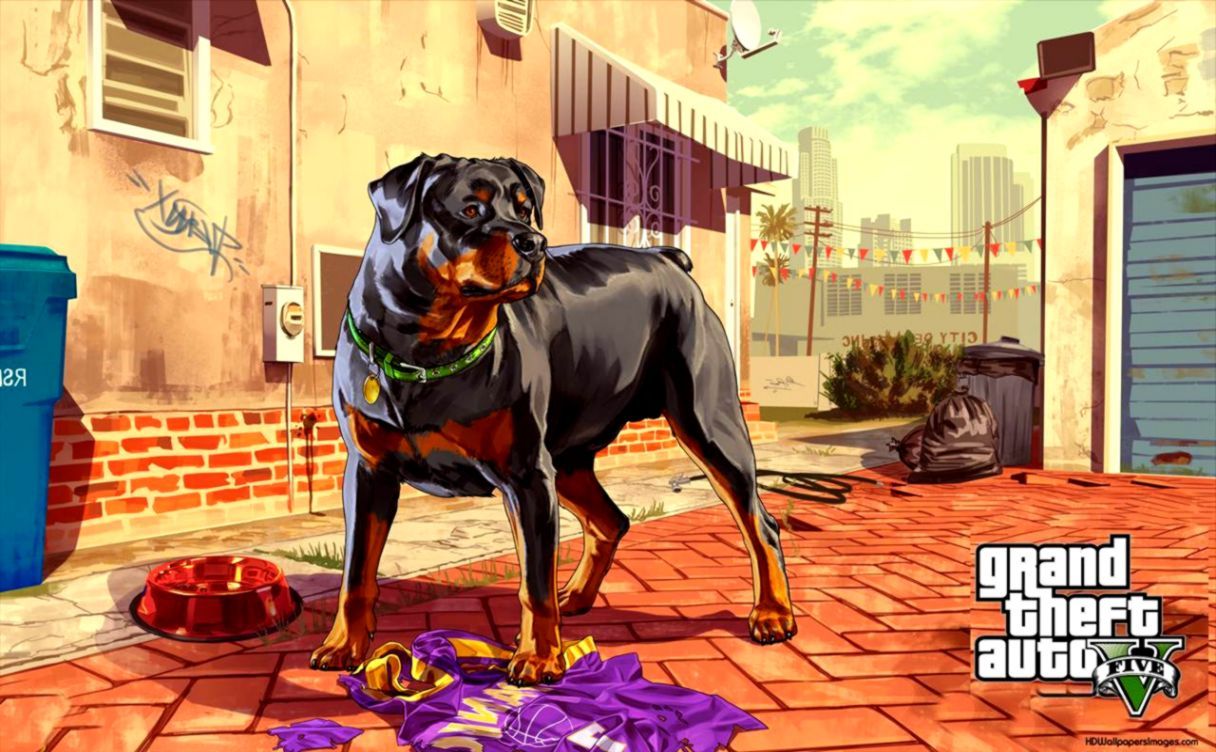 Chop cane GTA V, Rockstar Games, 1216x752 HD, PC