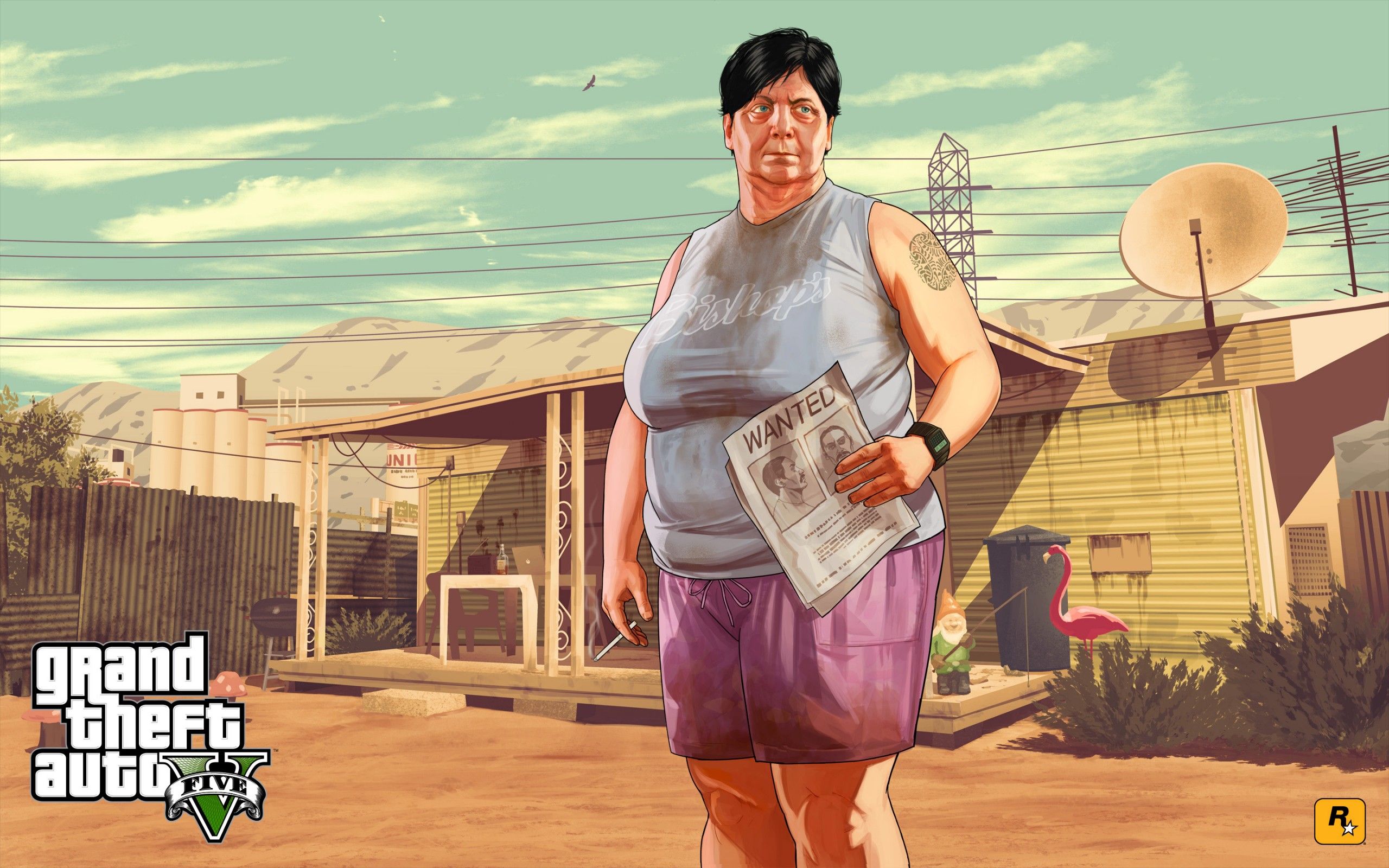 Chop personaggio GTA 5, 2560x1600 2K, MacBook Pro