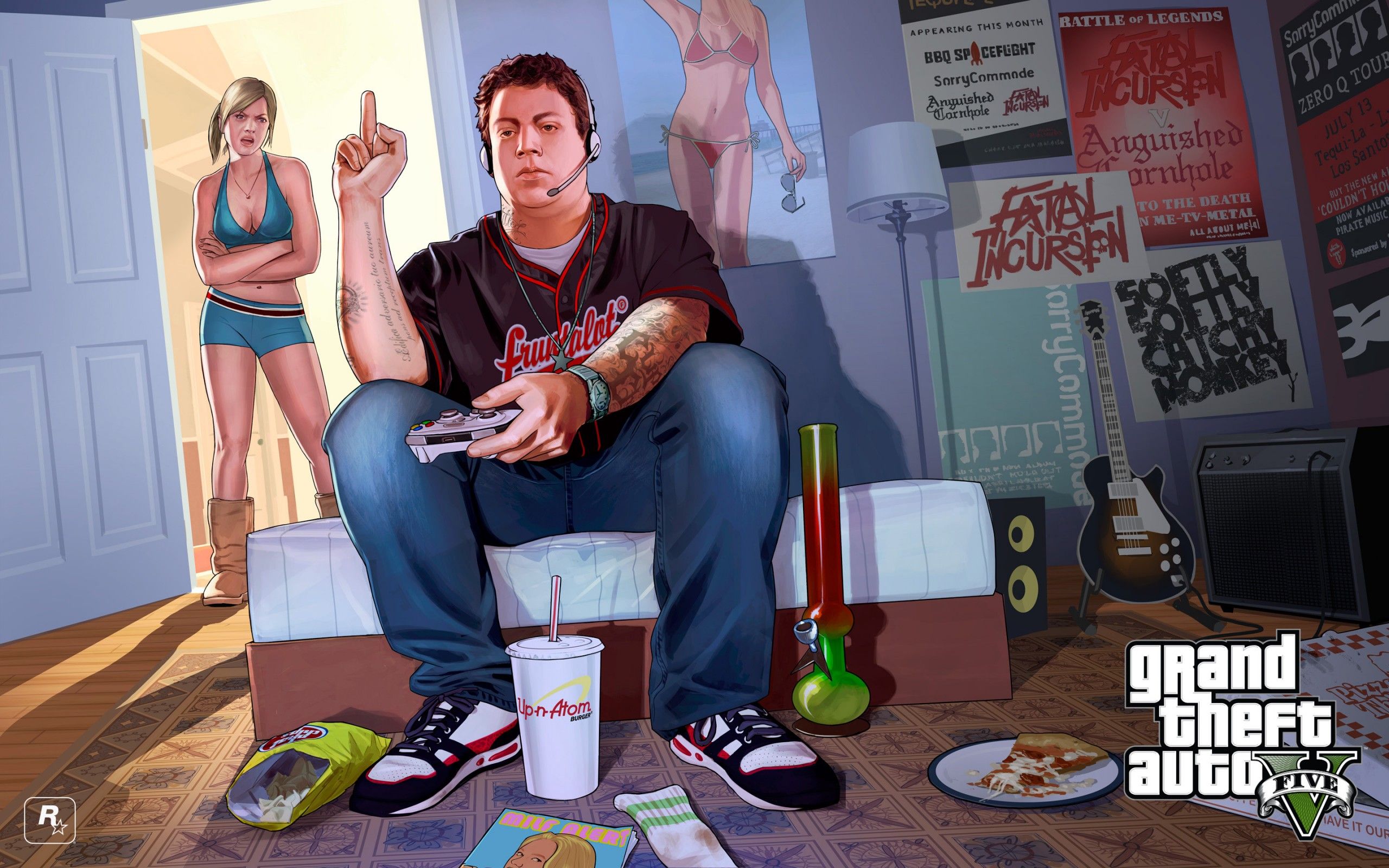 Chop personaggio GTA 5, 2560x1600 2K, Desktop