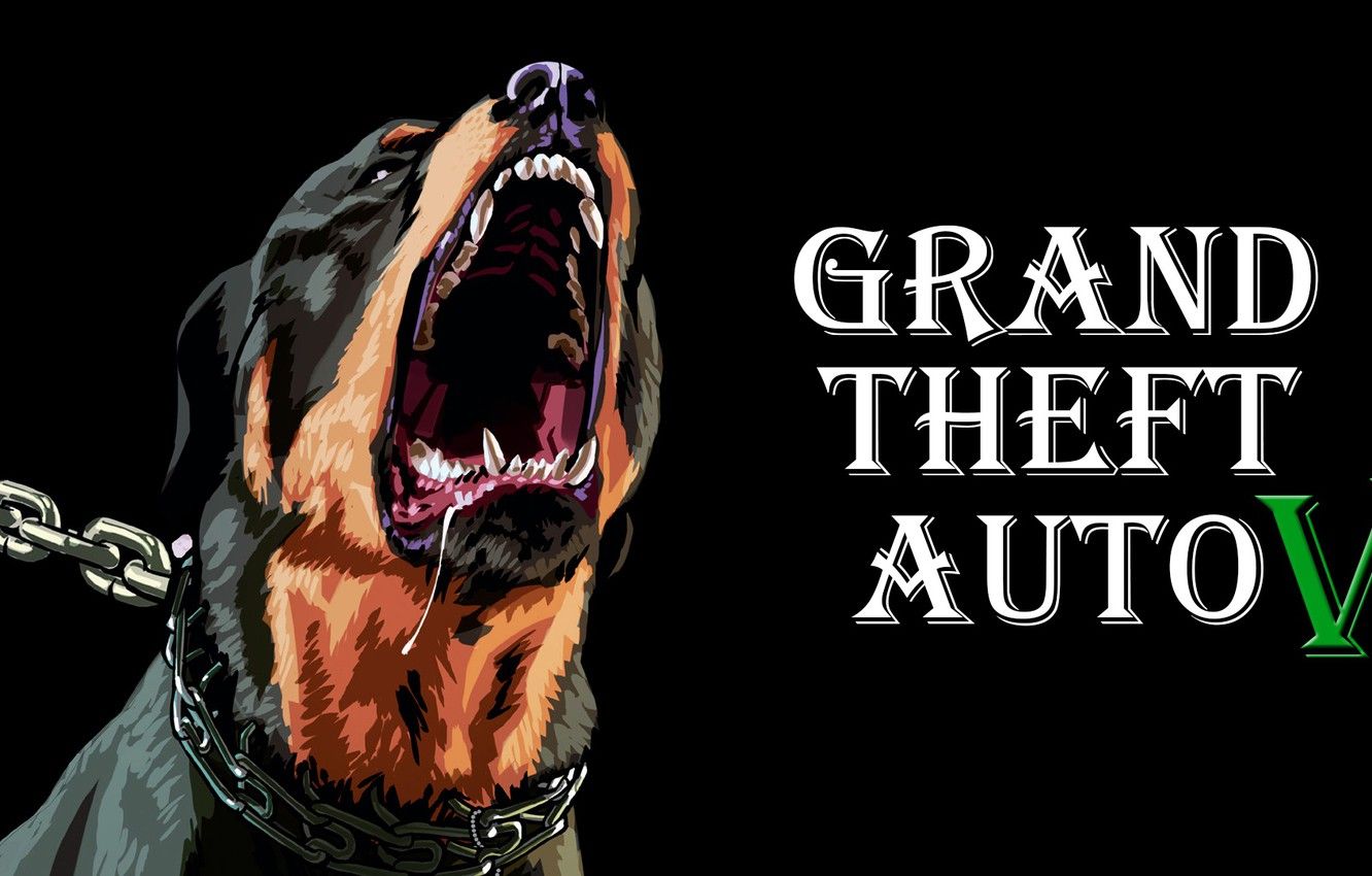 Chop cane GTA V, 1332x850 HD, Desktop
