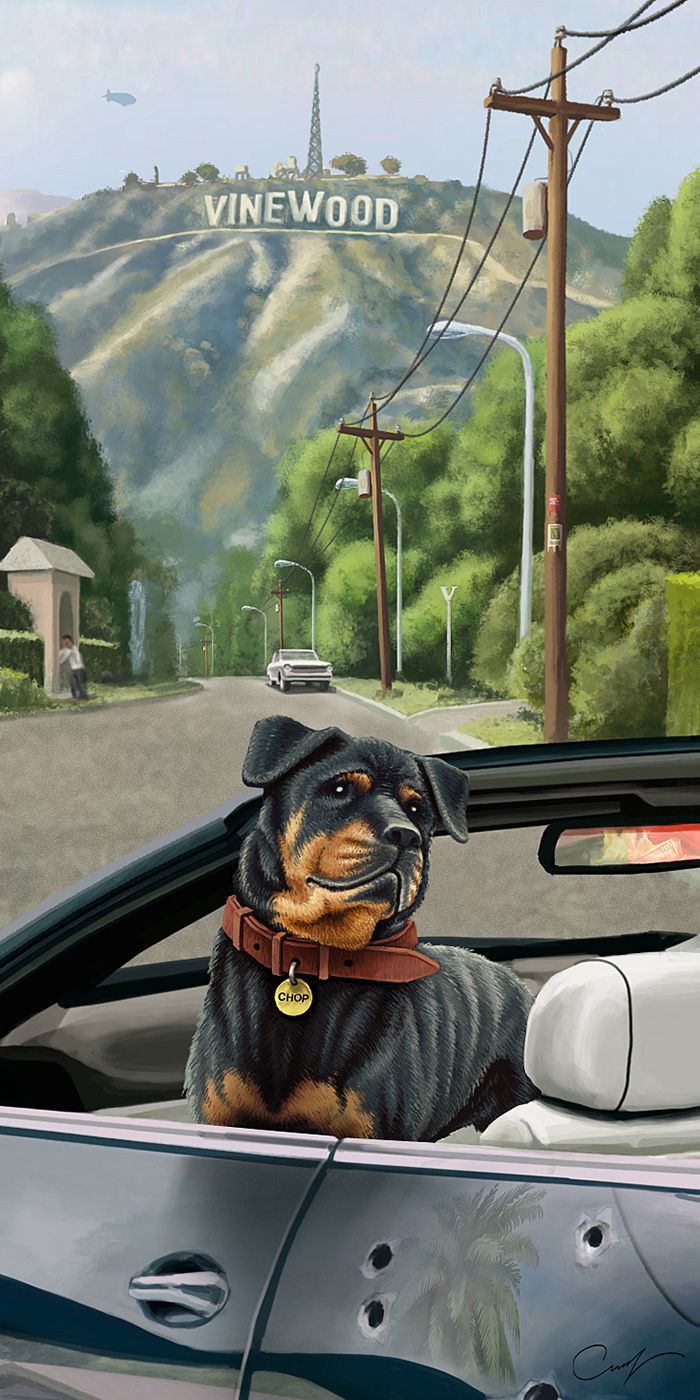 Franklin e Chop GTA 5, 1080x1920 Full HD Verticale, Smartphone