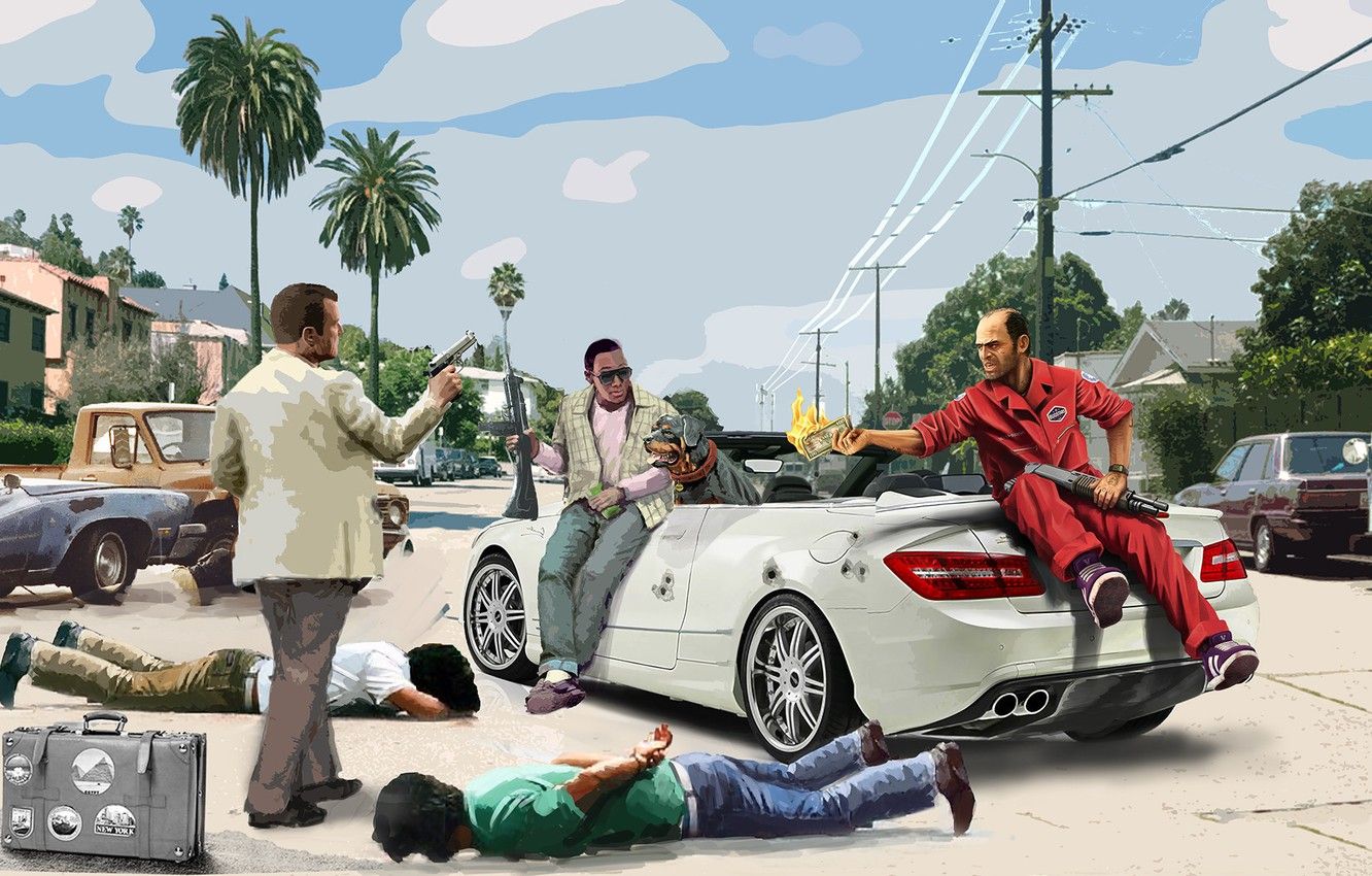 Personaggio GTA V yoga, 2560x1600 WQXGA, PC