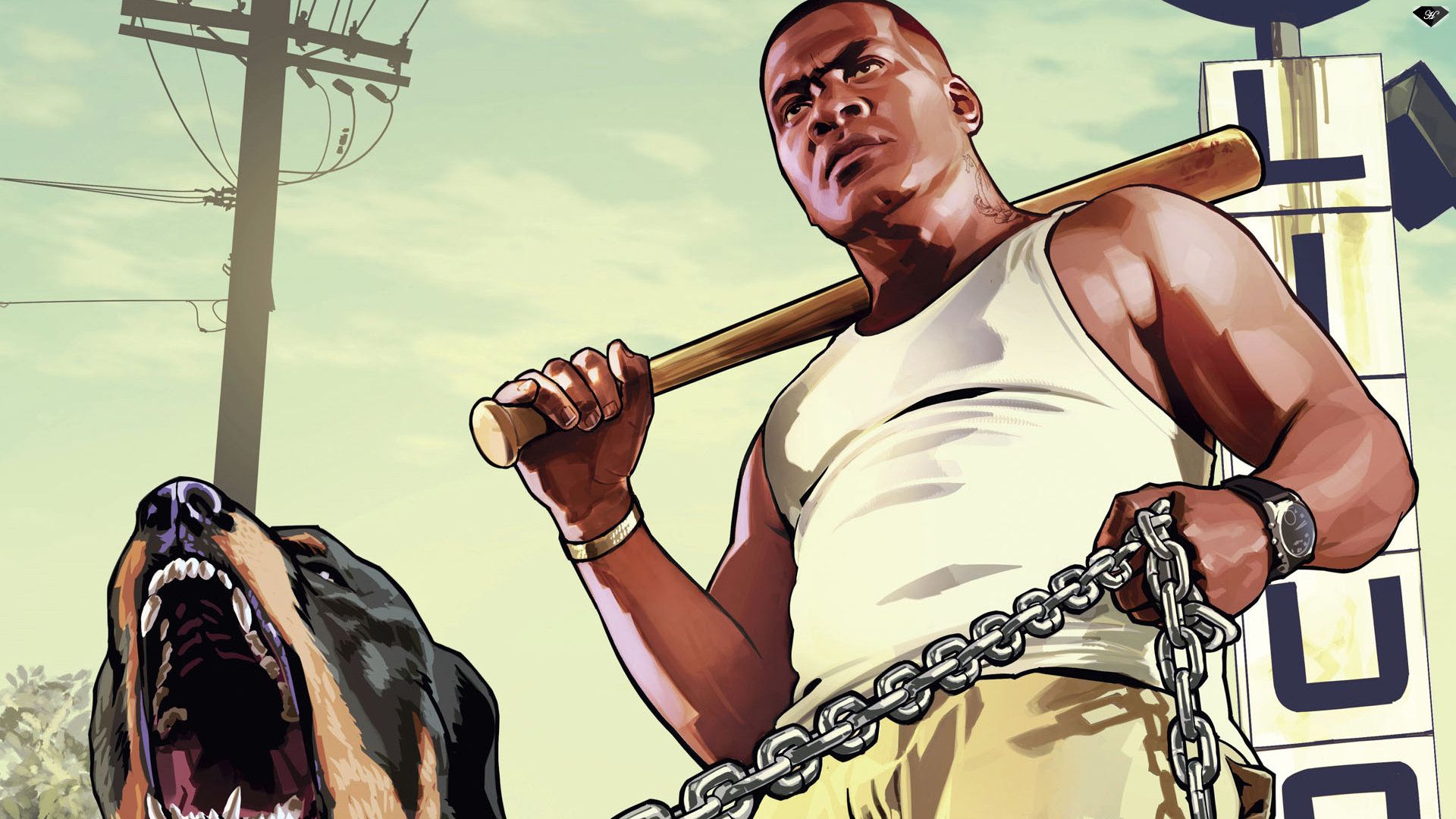 Personaggi GTA 5 in rosso, 750x1334 Verticale, Telefono