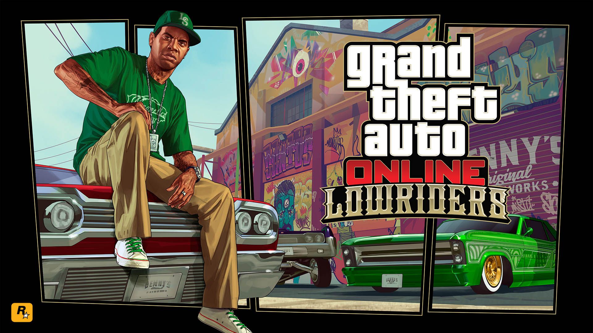 Grand Theft Auto V personaggi collage, 2880x1800 2K+, MacBook Pro