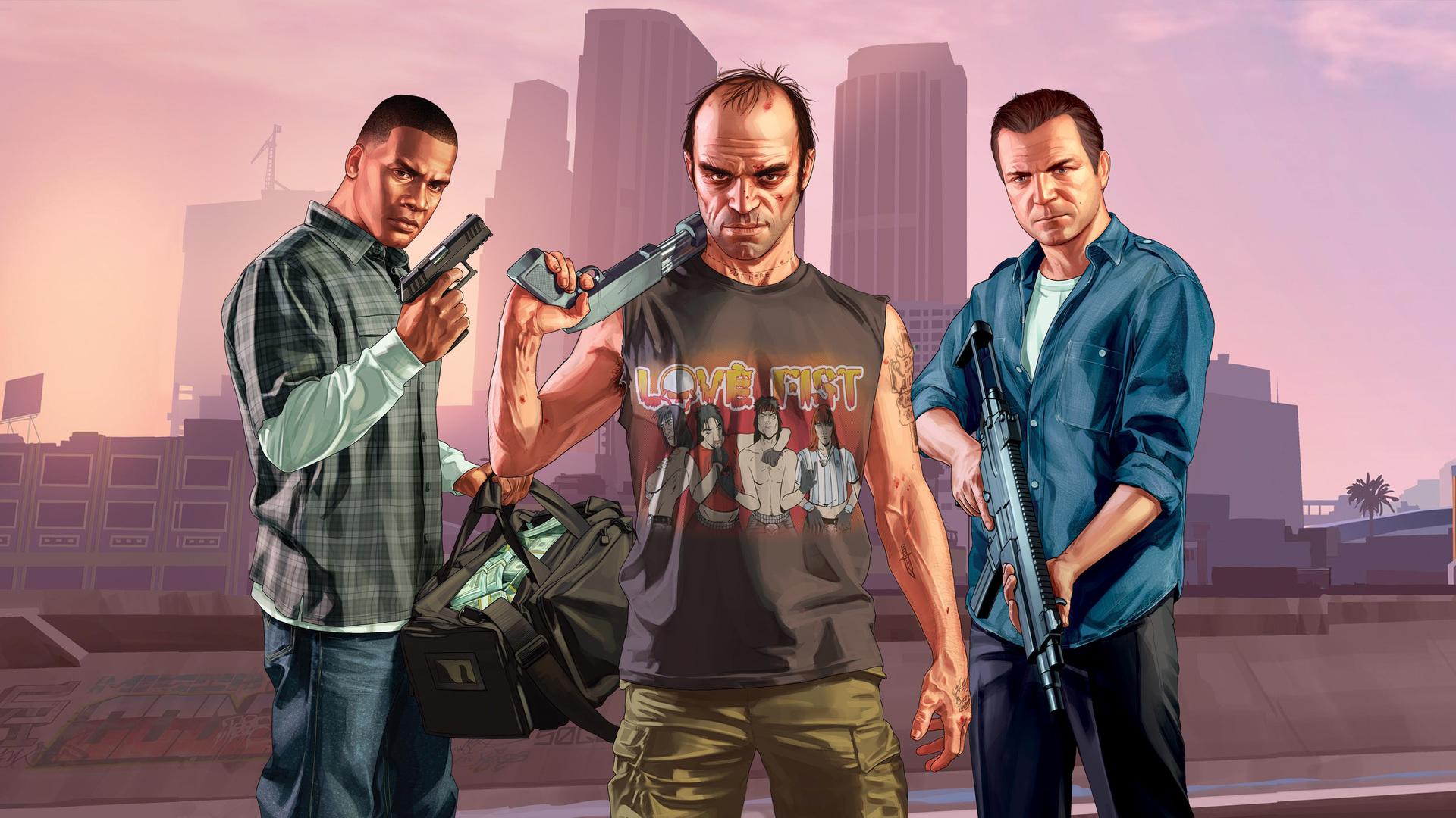 Personaggi GTA 5 Los Santos, 1920x1080 Full HD 1080p, Monitor Gaming