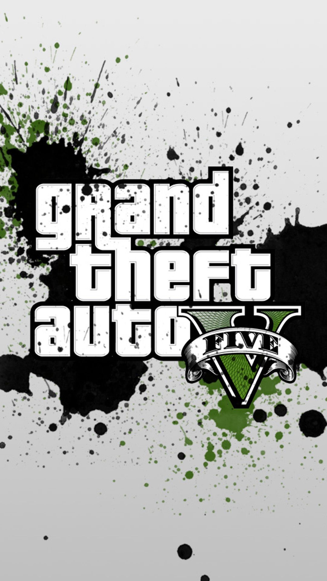 Logo Grand Theft Auto V, open world, 1080x1920 Full HD Verticale, Smartphone