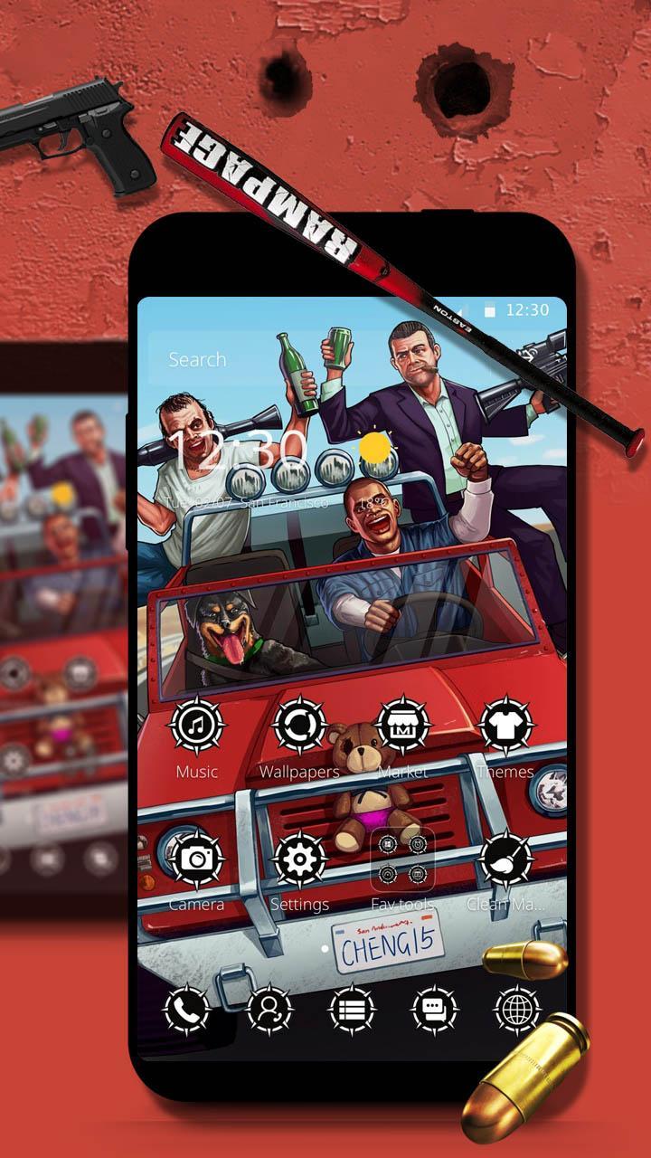 GTA 5 personaggi auto rossa, 720x1280 Full HD Verticale, iPhone