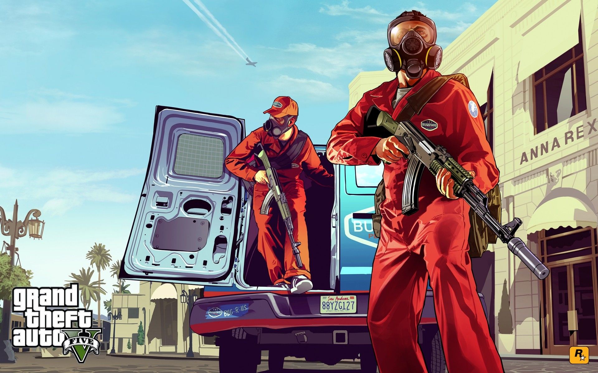 GTA 5 personaggi in rosso, 1920x1200 Full HD+, Desktop
