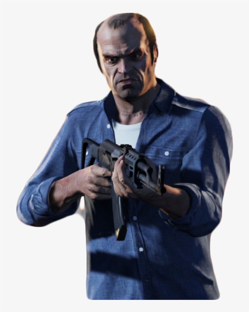 Trevor GTA 5 con pistola, 820x1029 Full HD Verticale, Smartphone