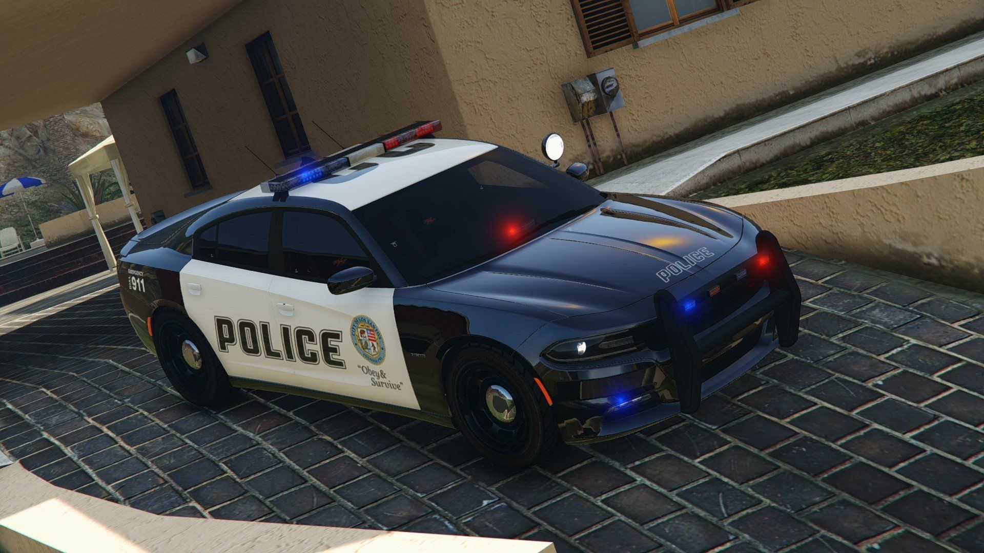 Auto polizia GTA 5 incidente, 1276x718 HD, PC