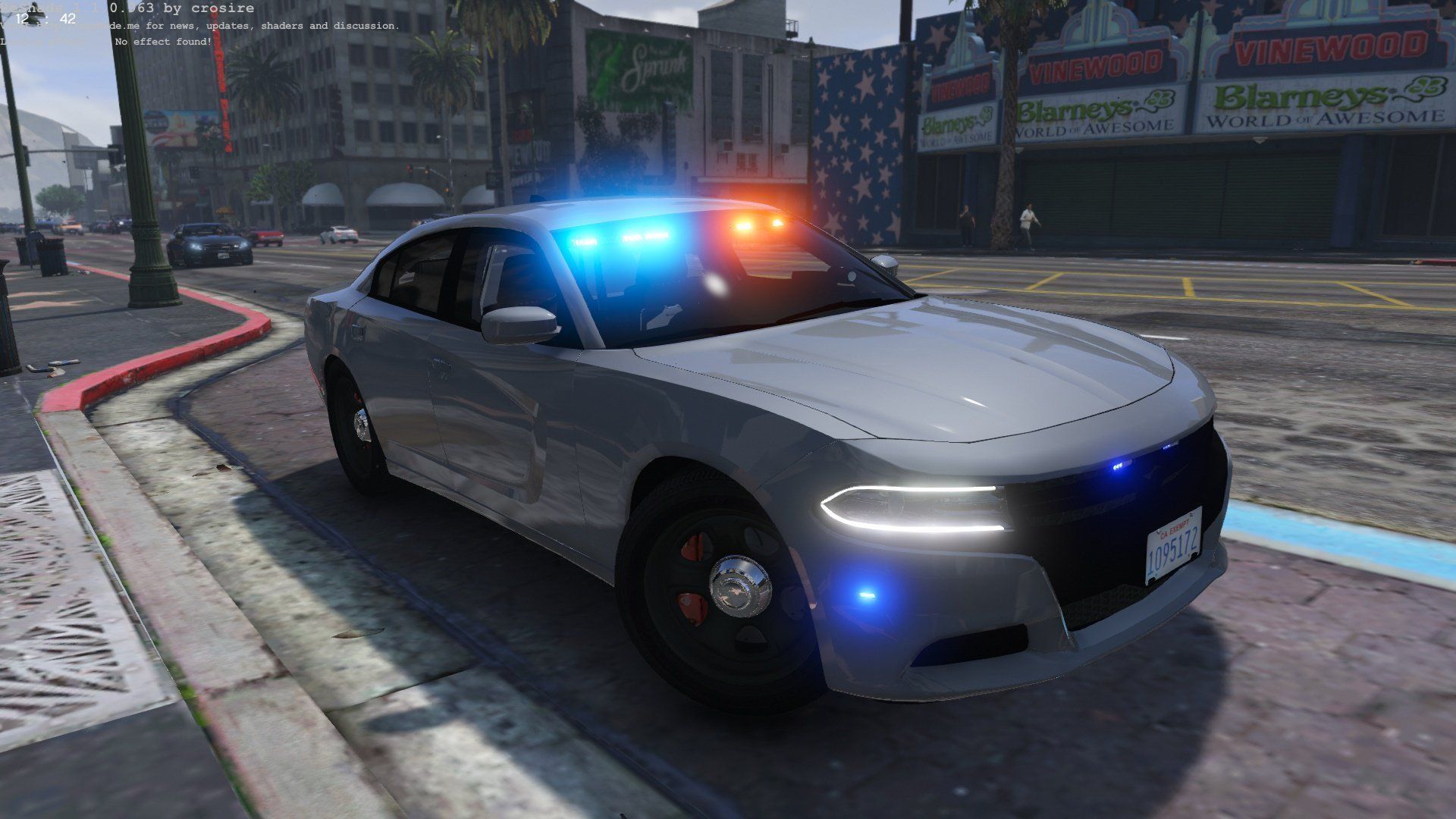 Auto polizia Dodge Charger GTA 5, 1920x1080 Full HD, PC Desktop