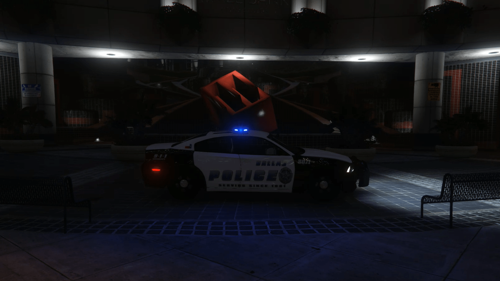 Poliziotto con fucile, auto GTA 5, 1440x900 HD, Desktop