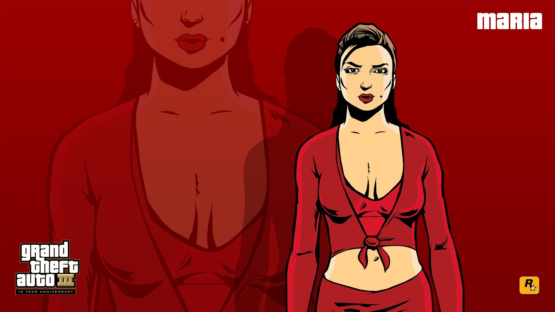 Ragazza GTA 5 stile fumetto, 3415x3415 2K+, Laptop