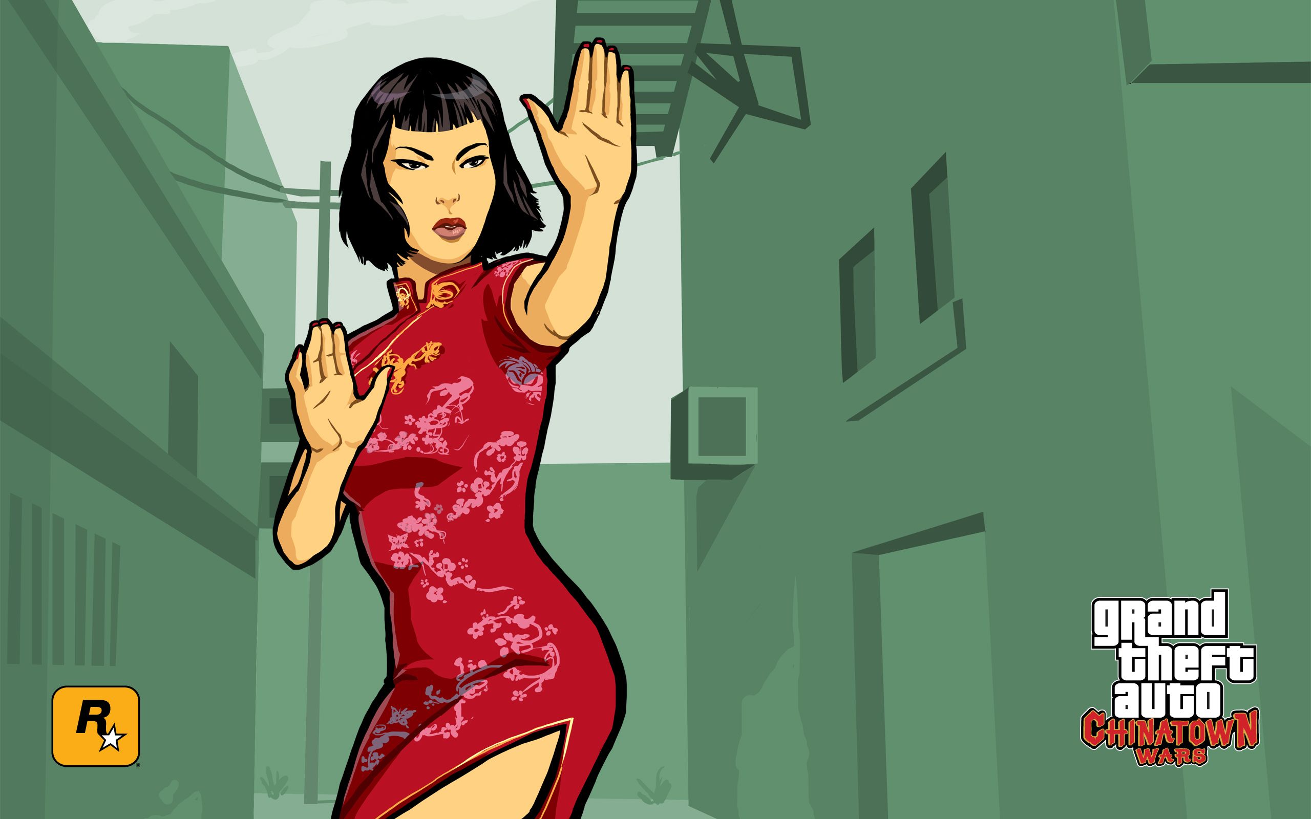 Ragazza GTA 5 stile fumetto, 1920x1080 Full HD, Laptop