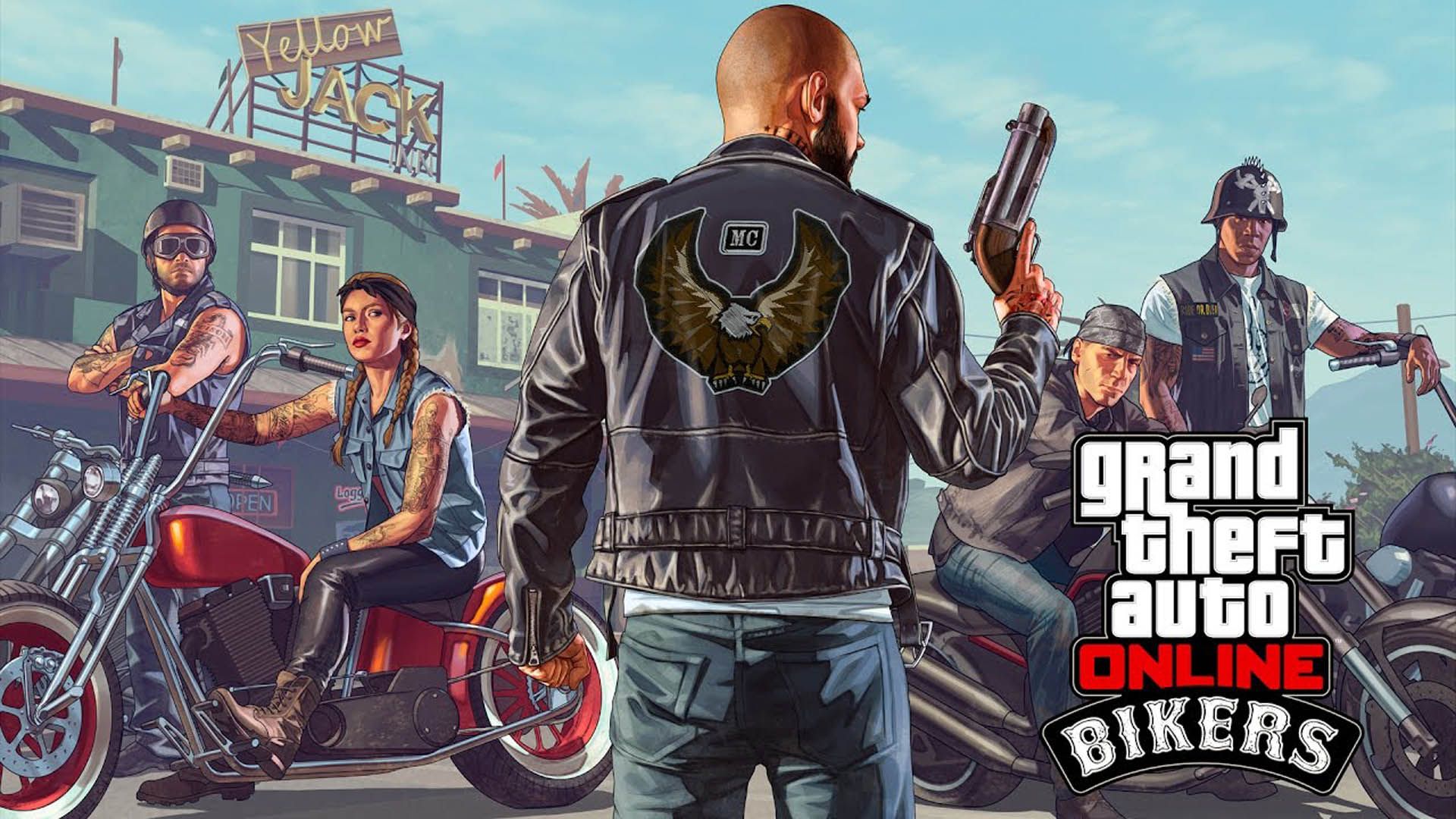GTA 5 Online Bikers, 1920x1080 Full HD 1080p, Desktop
