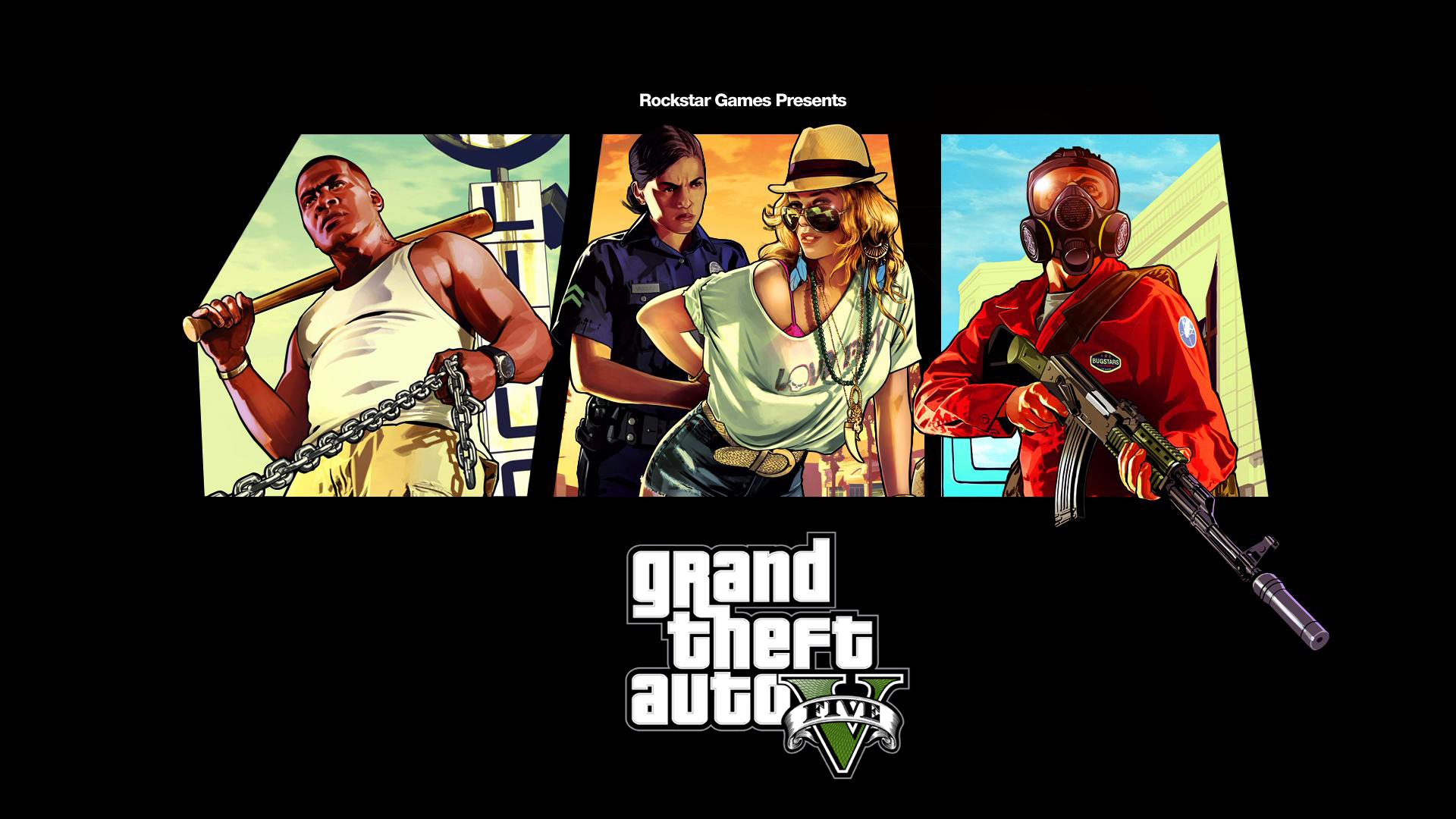 Personaggi GTA 5 copertina, 1920x1080 Full HD 1080p, PC