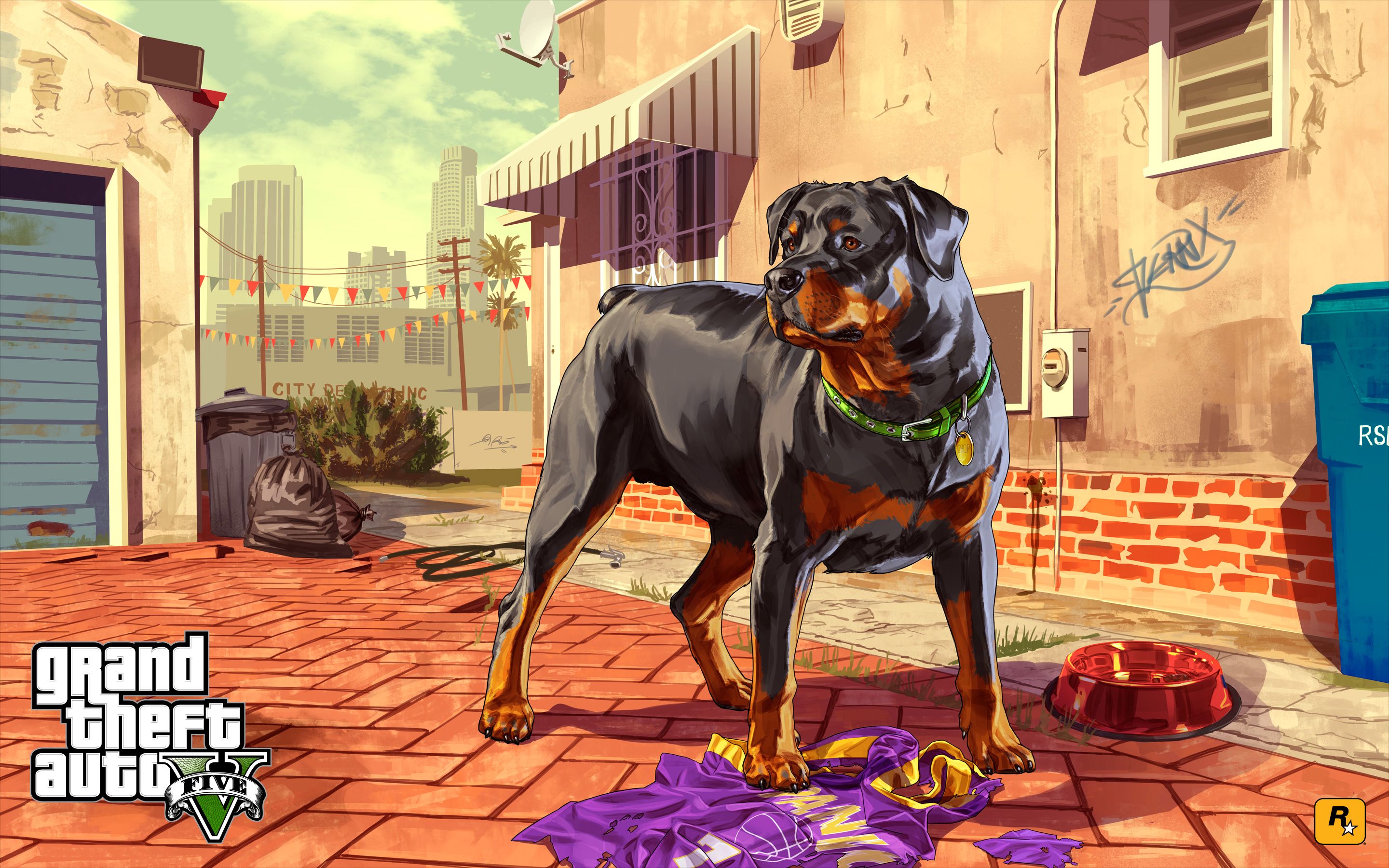 Cane Rottweiler GTA 5, 2880x1800 2K, Desktop