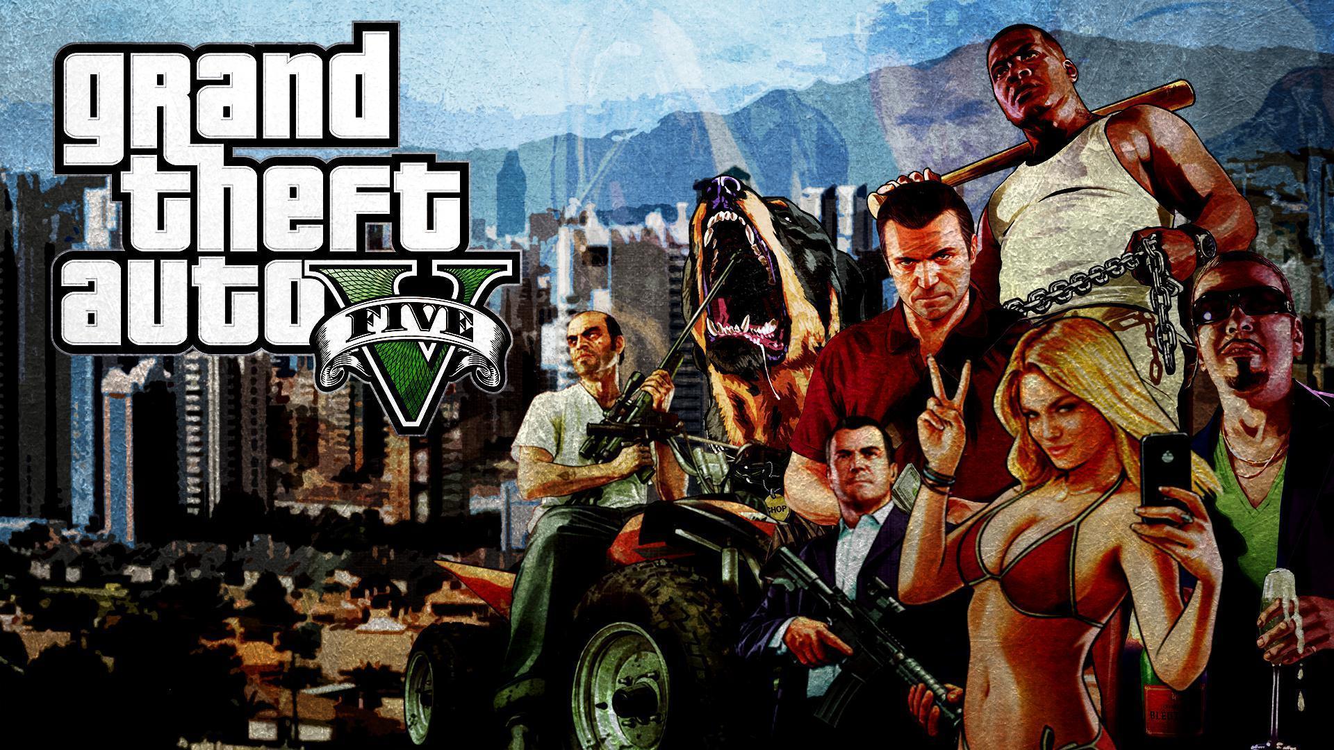 Grand Theft Auto V personaggi, 1920x1080 1080p, Desktop