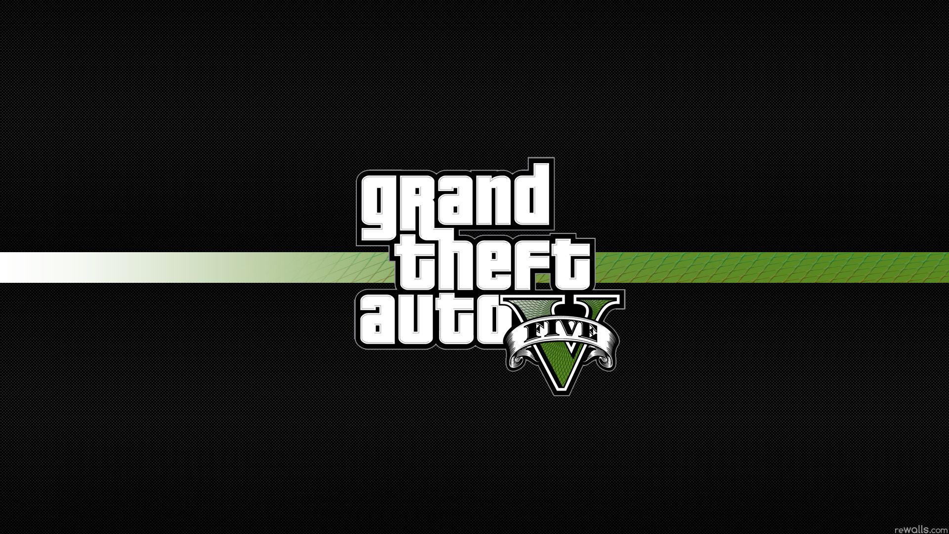 Logo Grand Theft Auto V, 1920x1080 Full HD, PC Desktop