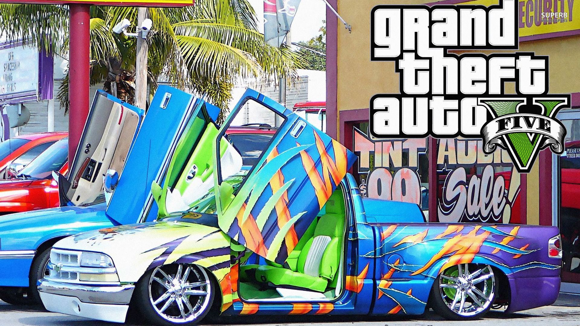 Pick-up modificato GTA V, 1920x1080 Full HD 1080p, PC Desktop