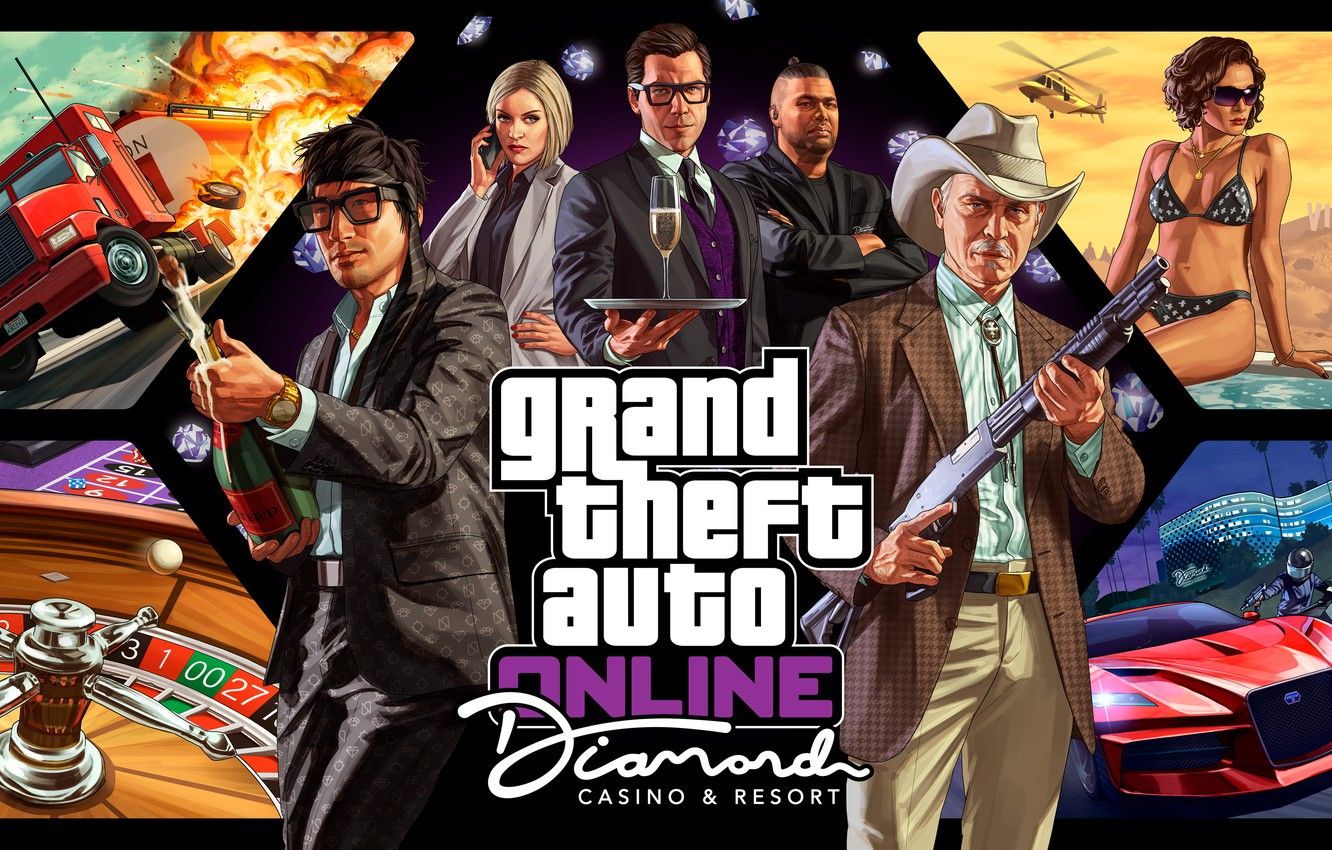 GTA 5 Online Diamond Casino, 1332x850 720p, Acer Nitro