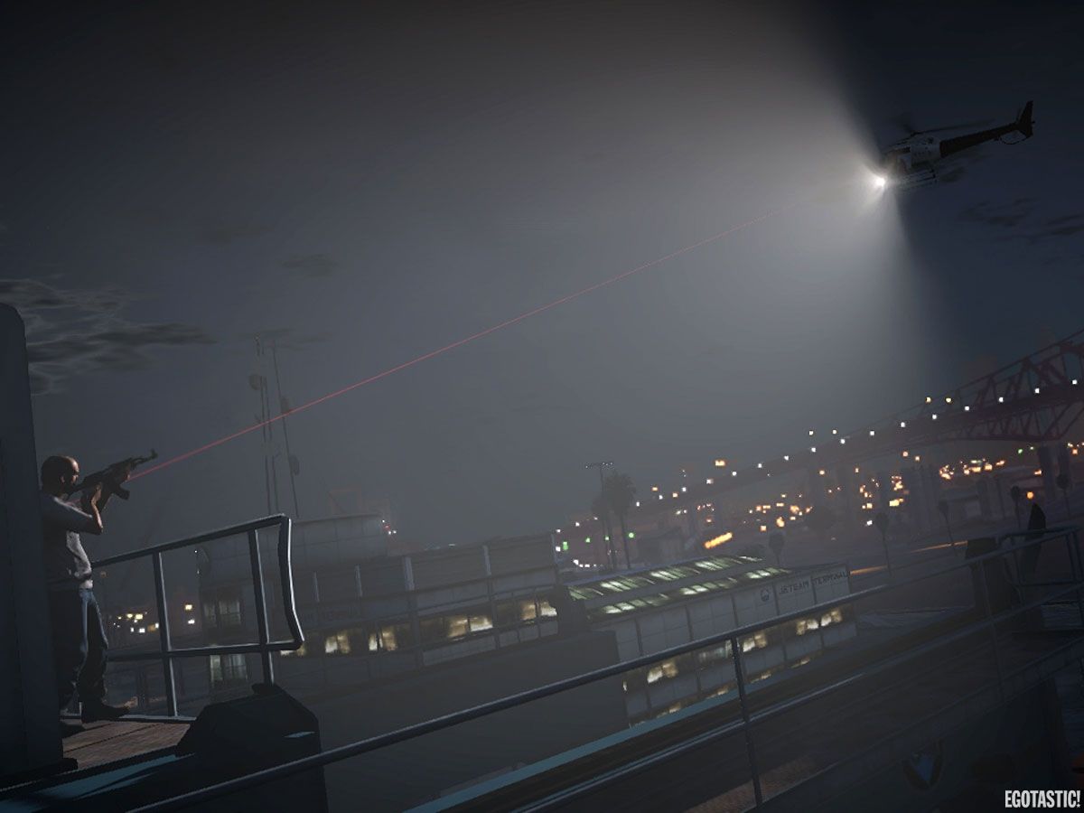 GTA 5 elicottero notturno città, 1200x900 HD, PC