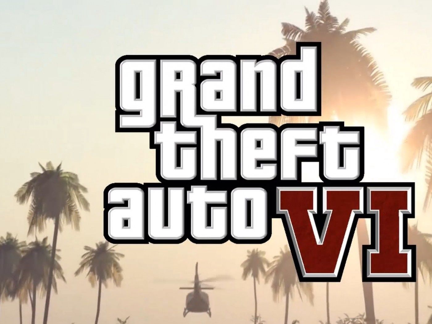GTA 6 logo palme, Grand Theft Auto, 1400x1050 HD, Desktop