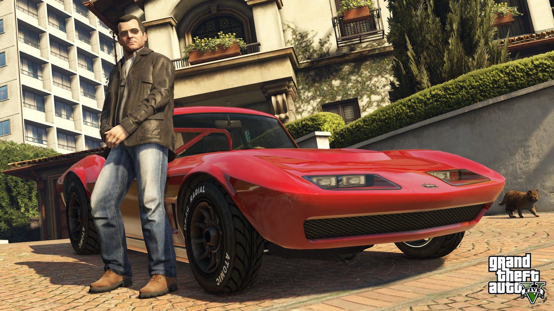 GTA 6 auto rossa personaggio, 1920x1080 1080p, Desktop