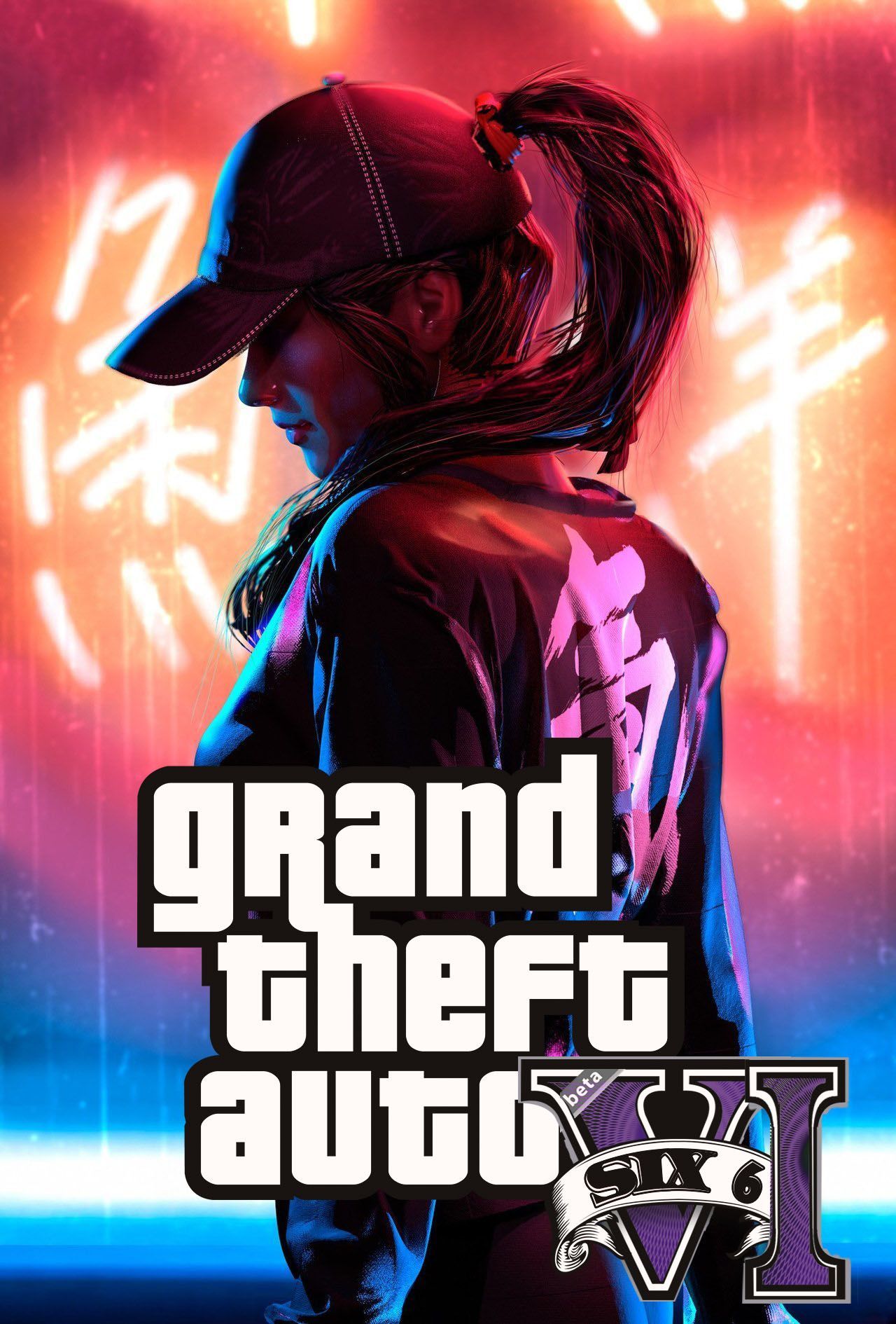 Grand Theft Auto VI personaggio femminile, open world, 1280x1890 Full HD Verticale, iPhone