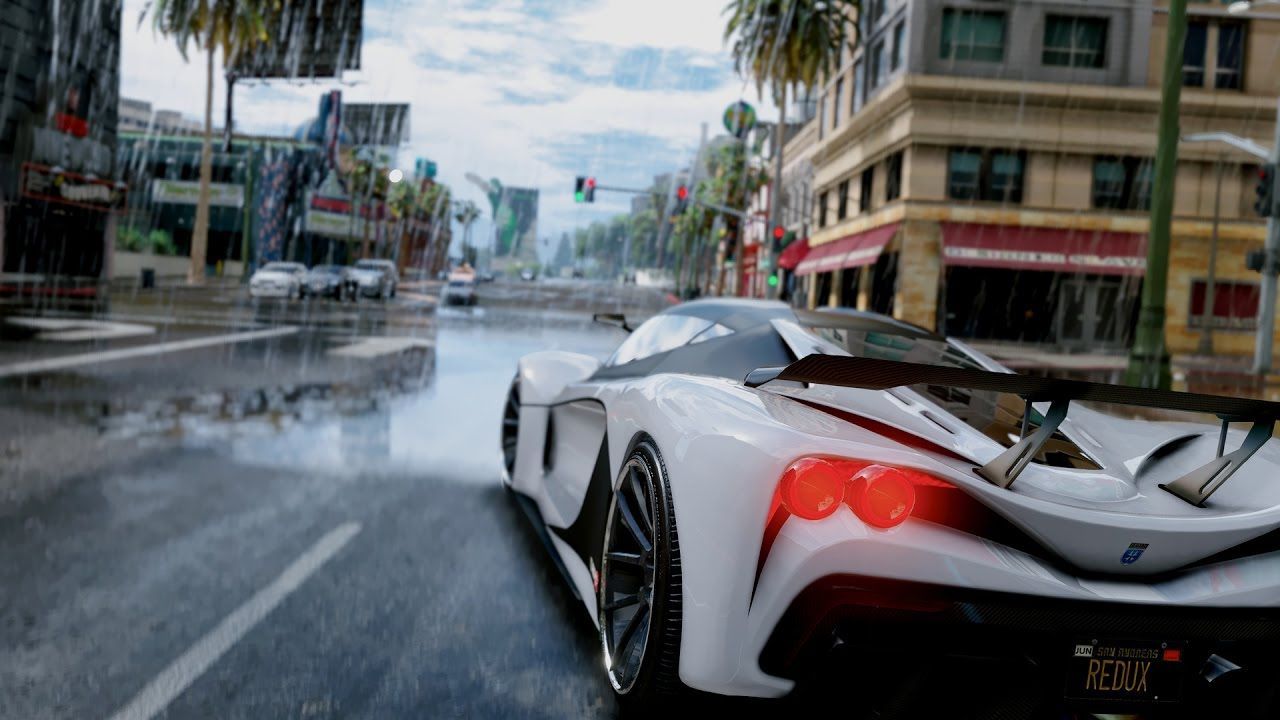 Auto sportiva bianca città, 1280x720 HD, Desktop