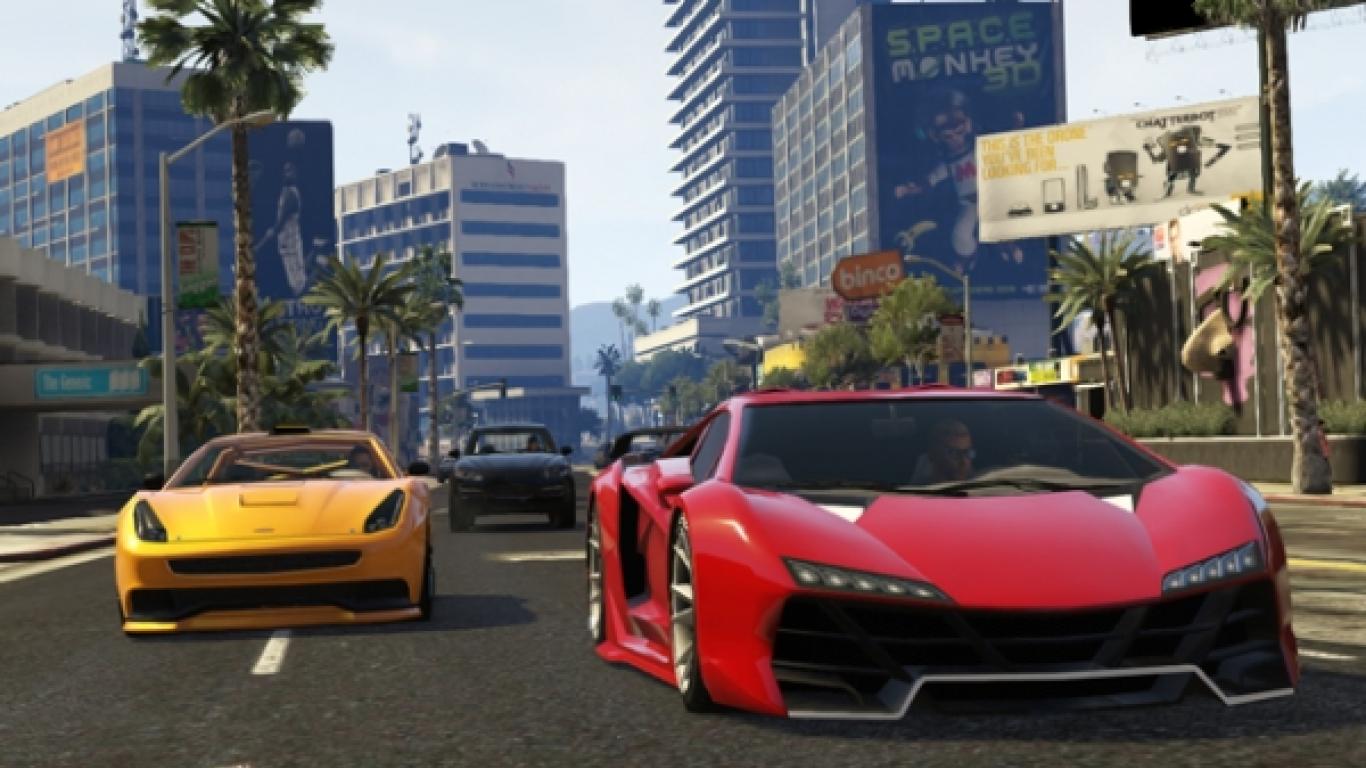 Elicottero GTA con personaggi armati, 1920x1080 Full HD, PC