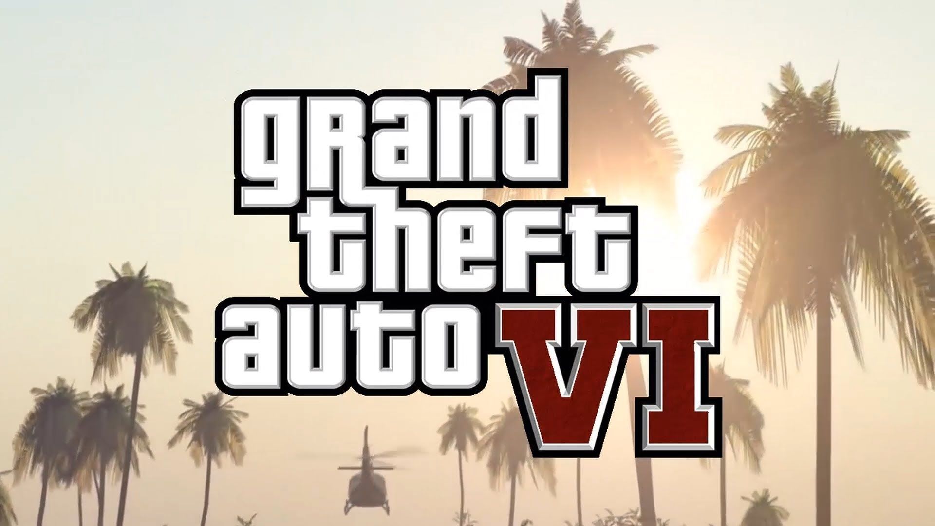 Logo Grand Theft Auto VI, Rockstar Games, 1920x1080 1080p, PC