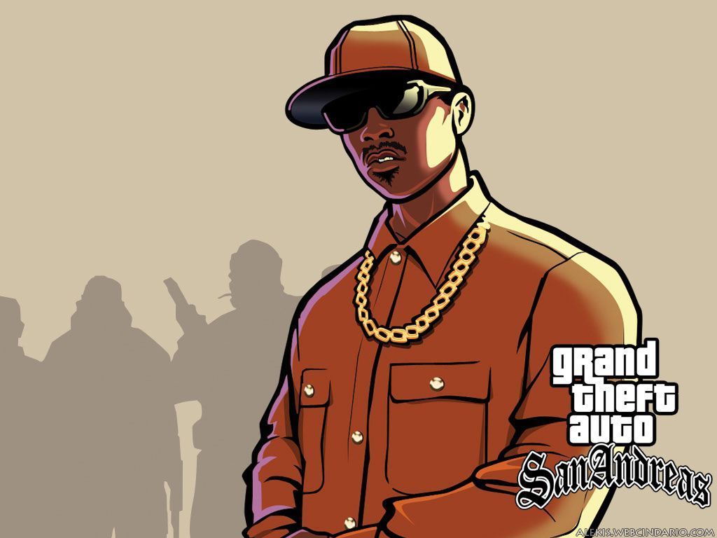 CJ personaggio GTA San Andreas, 1024x768 HD, Laptop