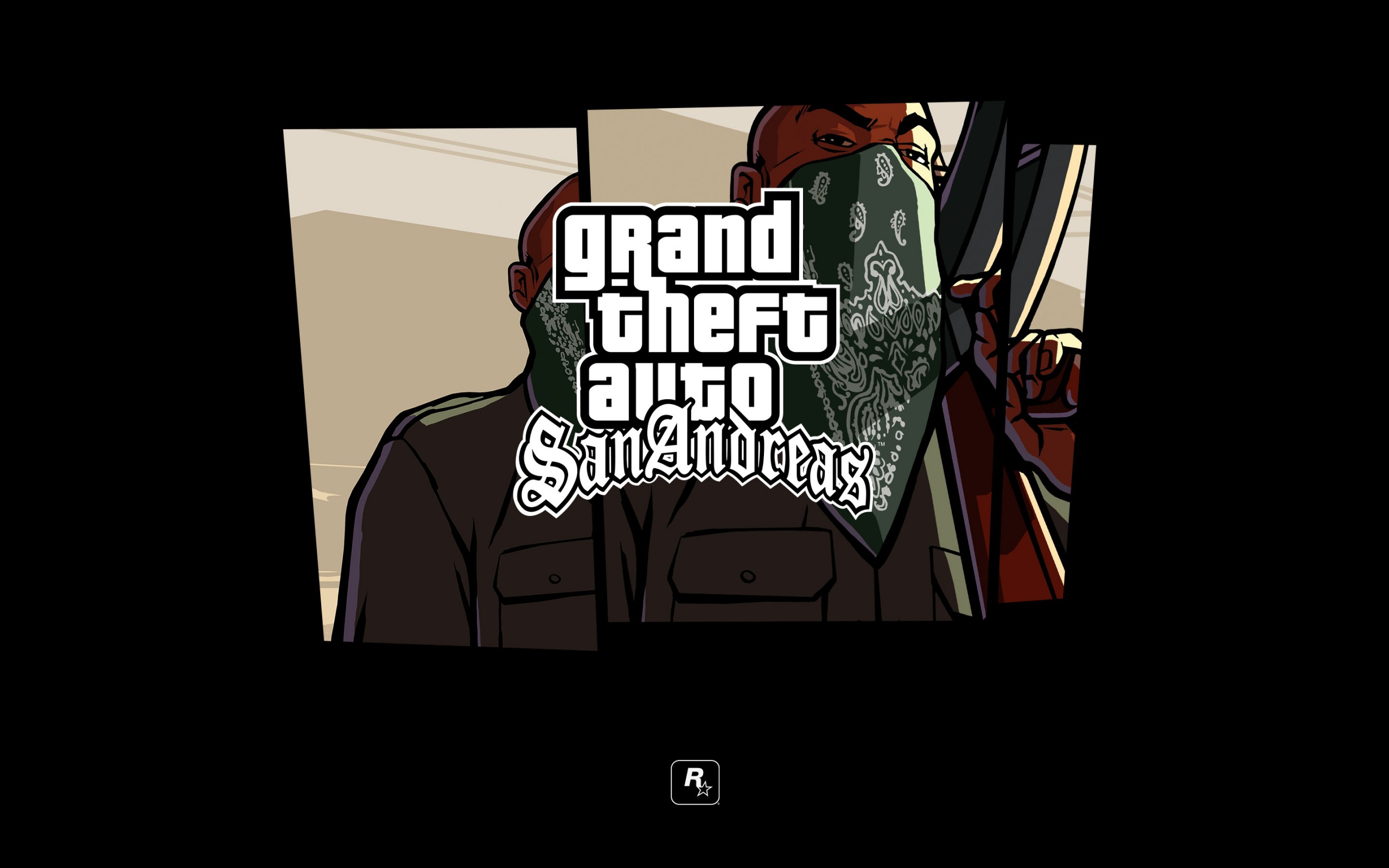 GTA San Andreas logo gioco, 2560x1600 WQXGA, Desktop